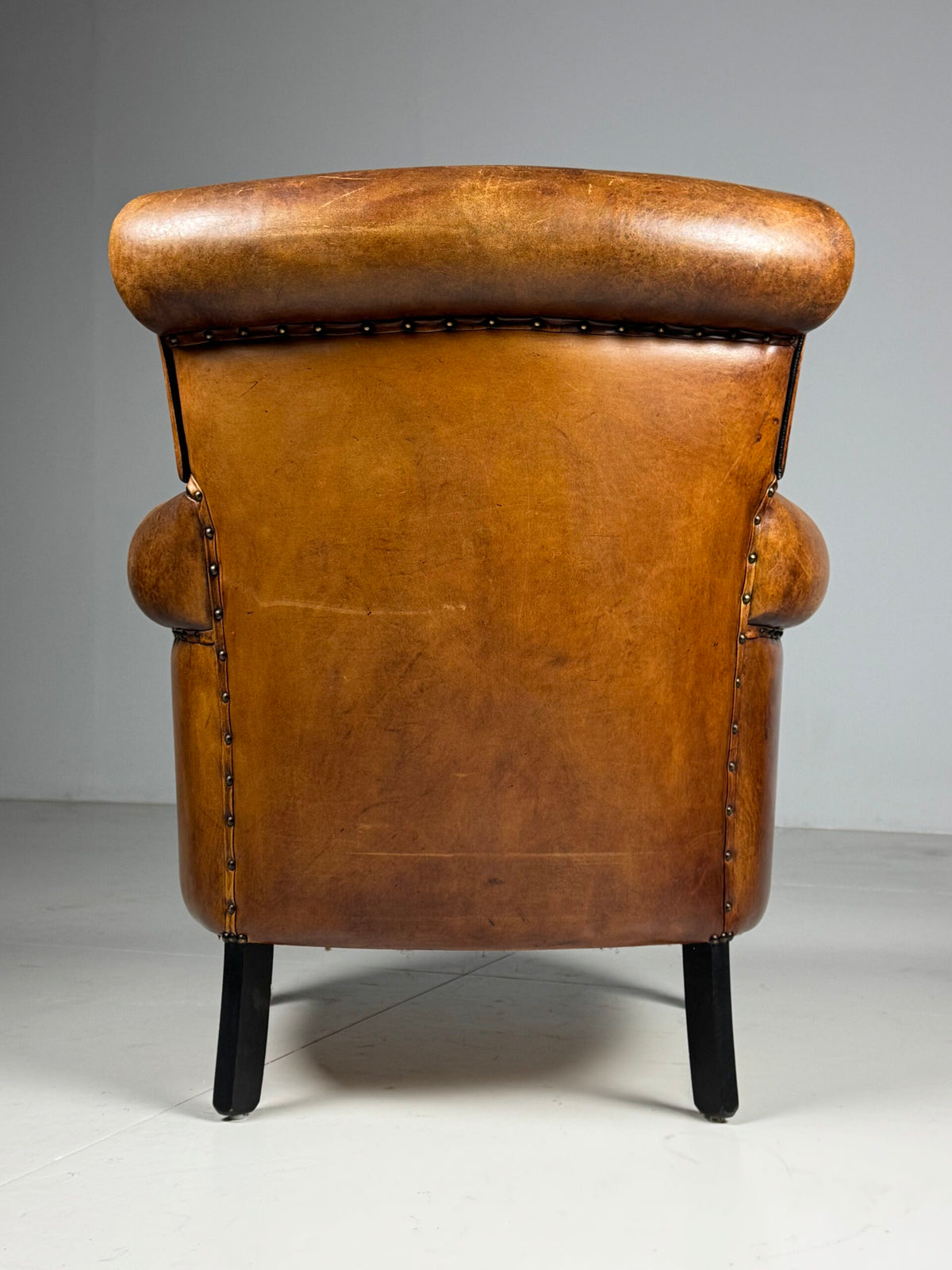 Sheepskin Club Armchair, 1990s, photo 4
