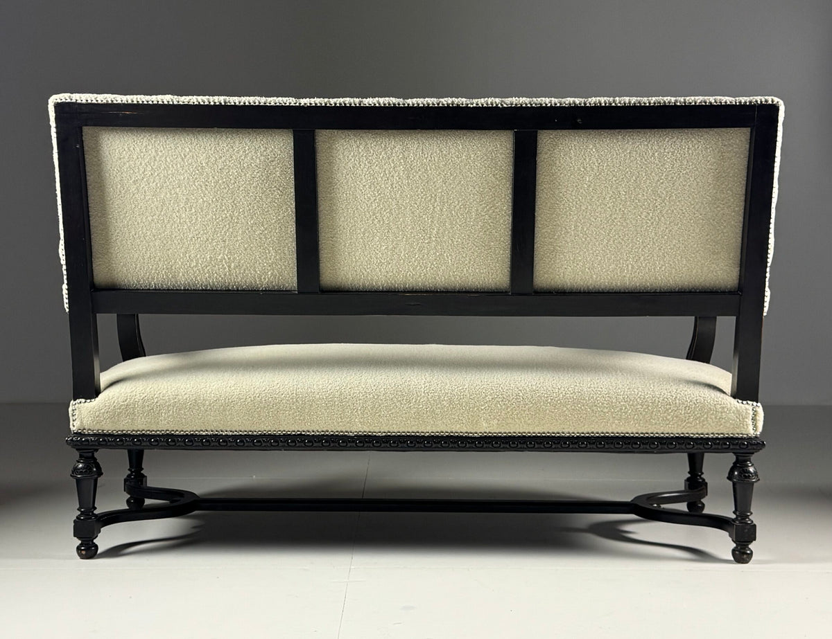 French Sofa with Ram's Head Arms, 19th Century, photo 21