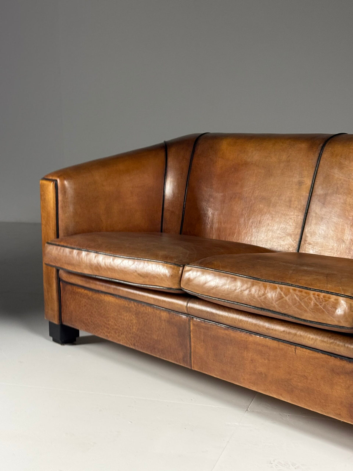 Art Deco Style Sheepskin Three Seater Sofa by Lounge Atelier, photo 8
