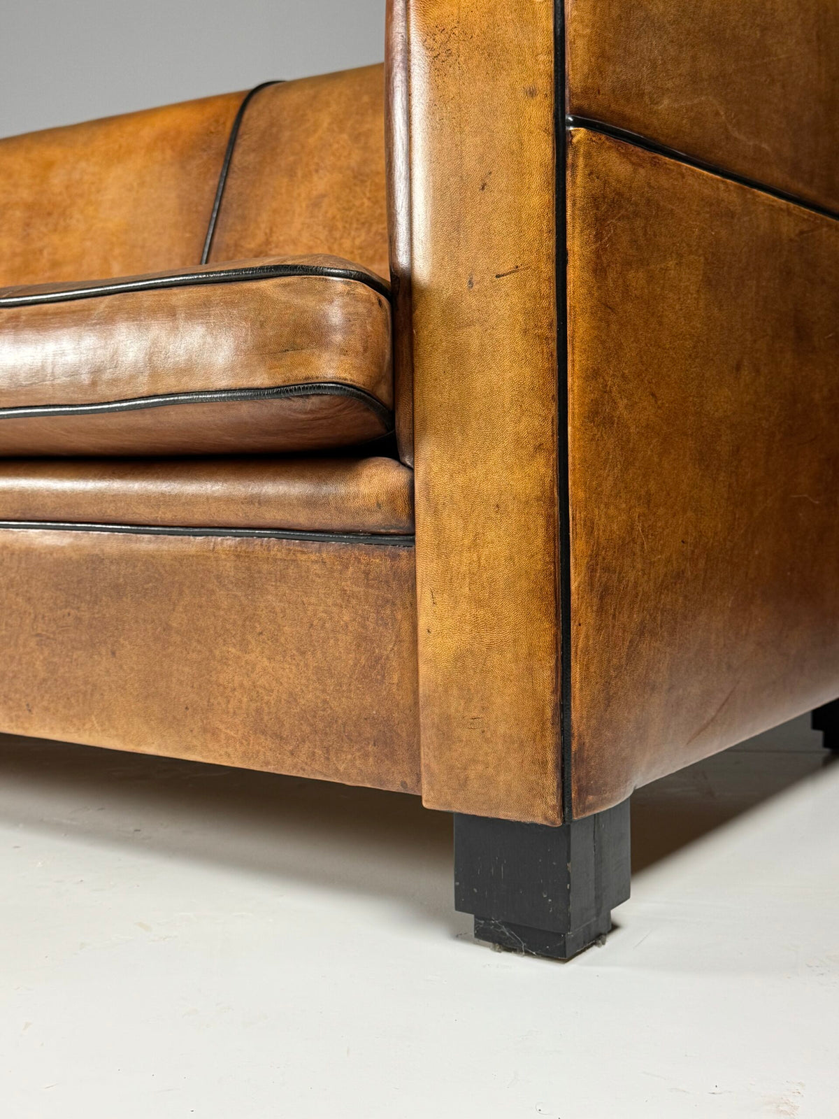 Art Deco Style Sheepskin Three Seater Sofa by Lounge Atelier, photo 4