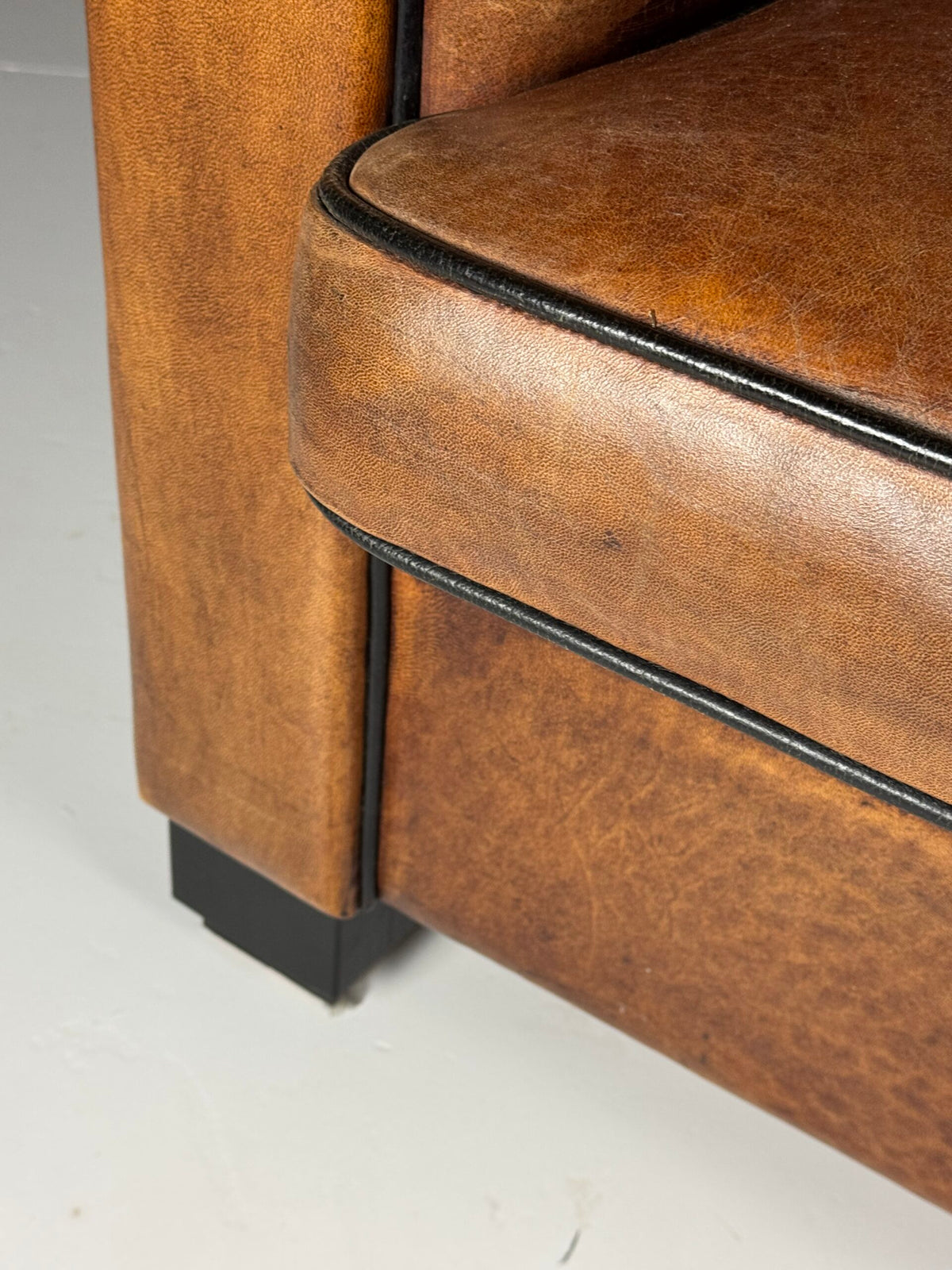 Art Deco Style Sheepskin Three Seater Sofa by Lounge Atelier, photo 2