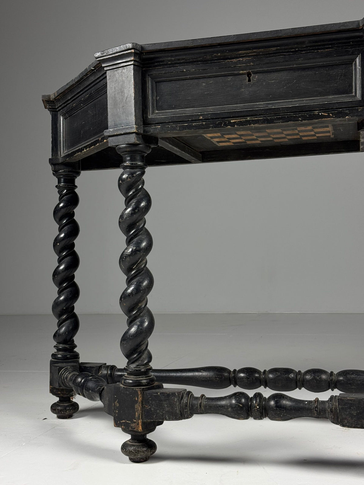 Black Painted French Console Table, Mid 19th Century, photo 20