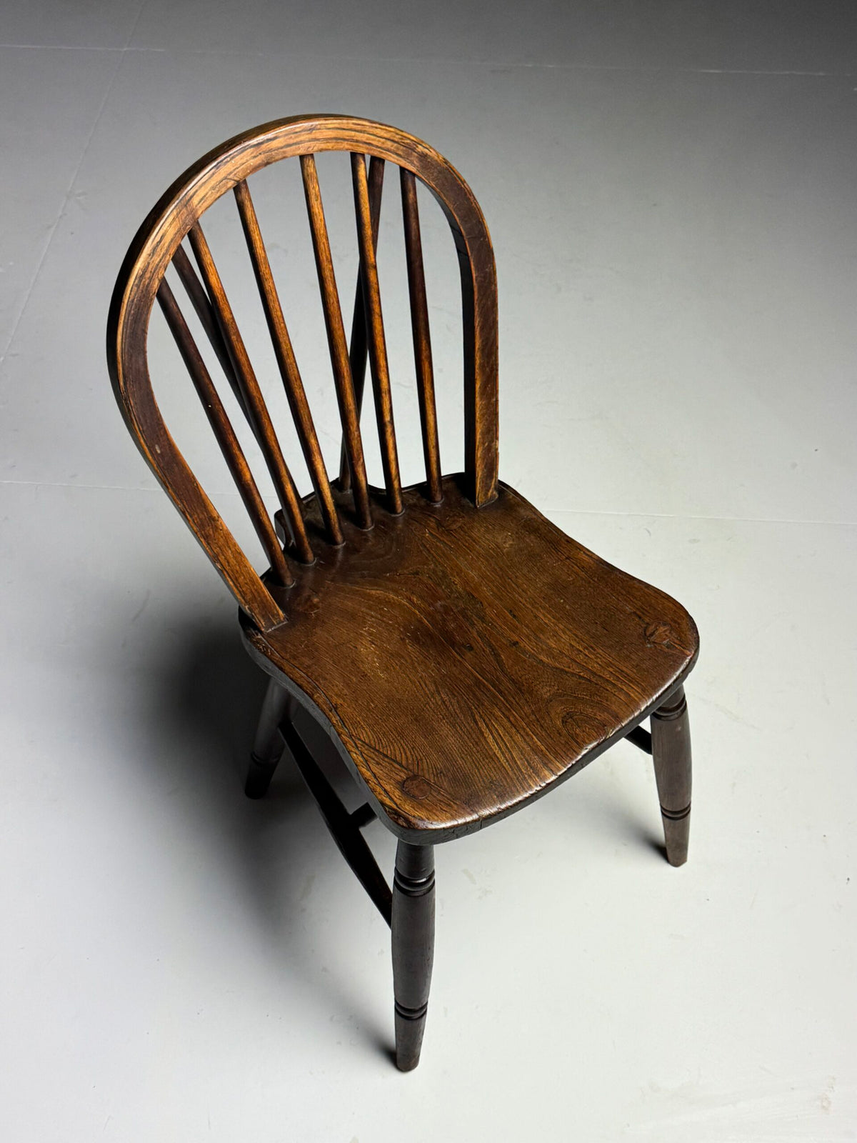 Set of Four Oak Windsor Dining Chairs, Early 20th Century, photo 24