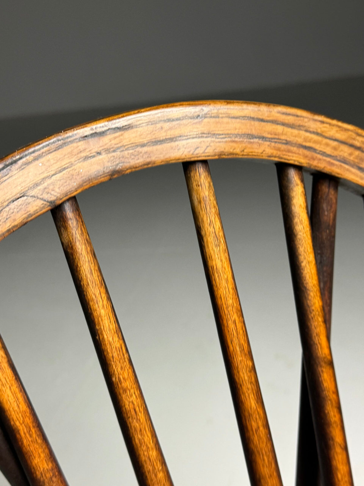 Set of Four Oak Windsor Dining Chairs, Early 20th Century, photo 4