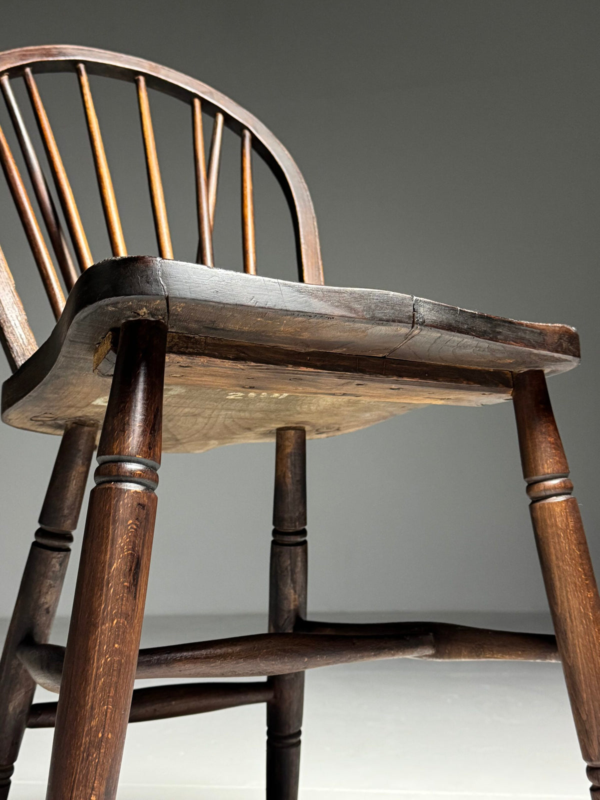 Set of Four Oak Windsor Dining Chairs, Early 20th Century, photo 11