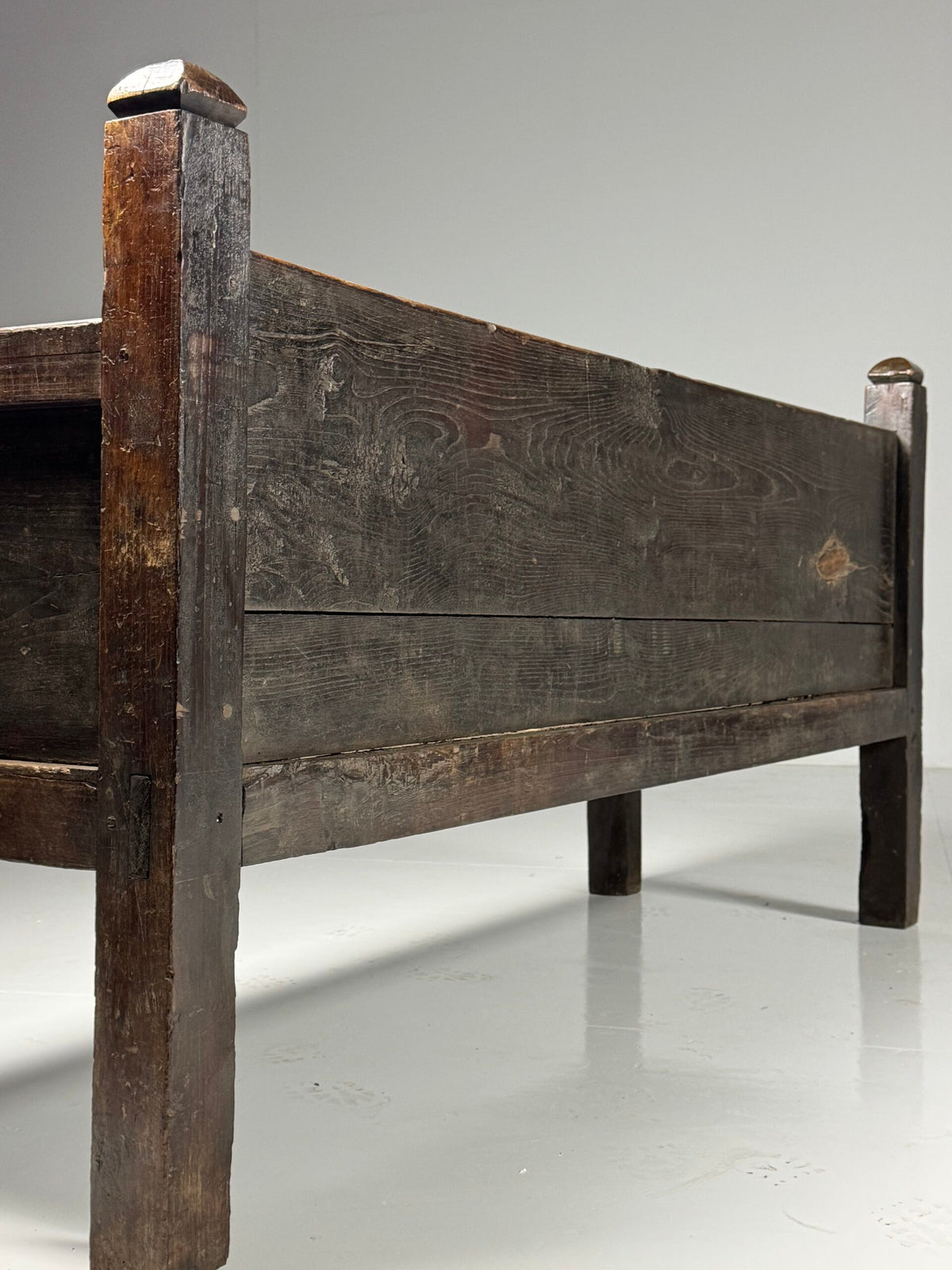 Robust Spanish Solid Oak Bench, 18th Century, photo 2