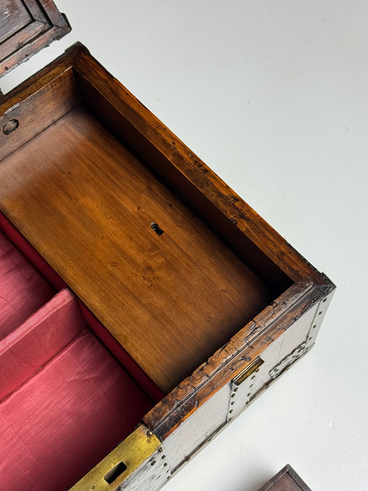 English Strongbox with Asian Interior and Double Bottom, c. 1700, photo 29