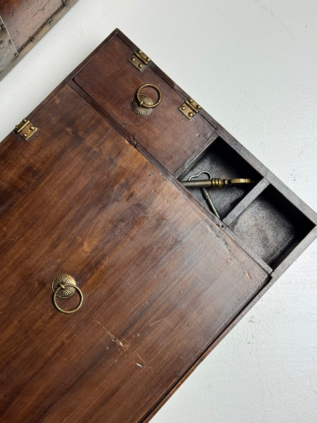 English Strongbox with Asian Interior and Double Bottom, c. 1700, photo 8