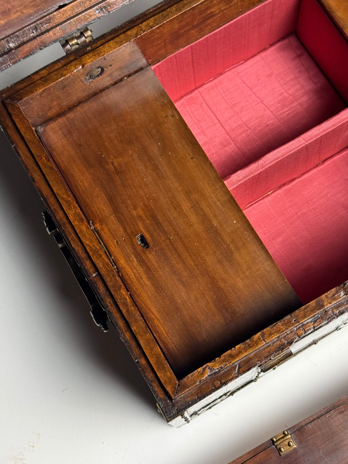 English Strongbox with Asian Interior and Double Bottom, c. 1700, photo 30