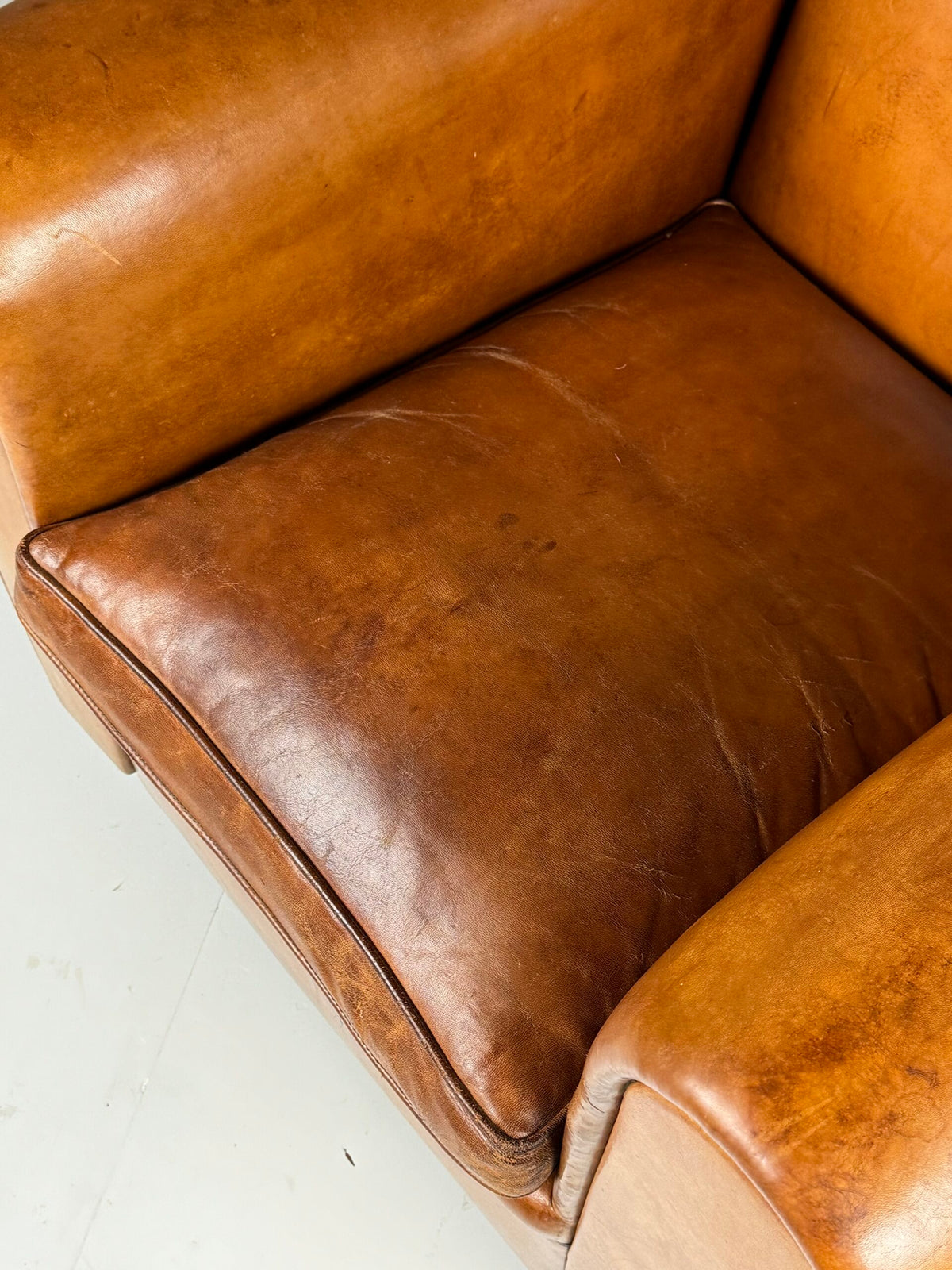 Pair of Bart van Bekhoven Sheepskin Club Chairs, photo 26