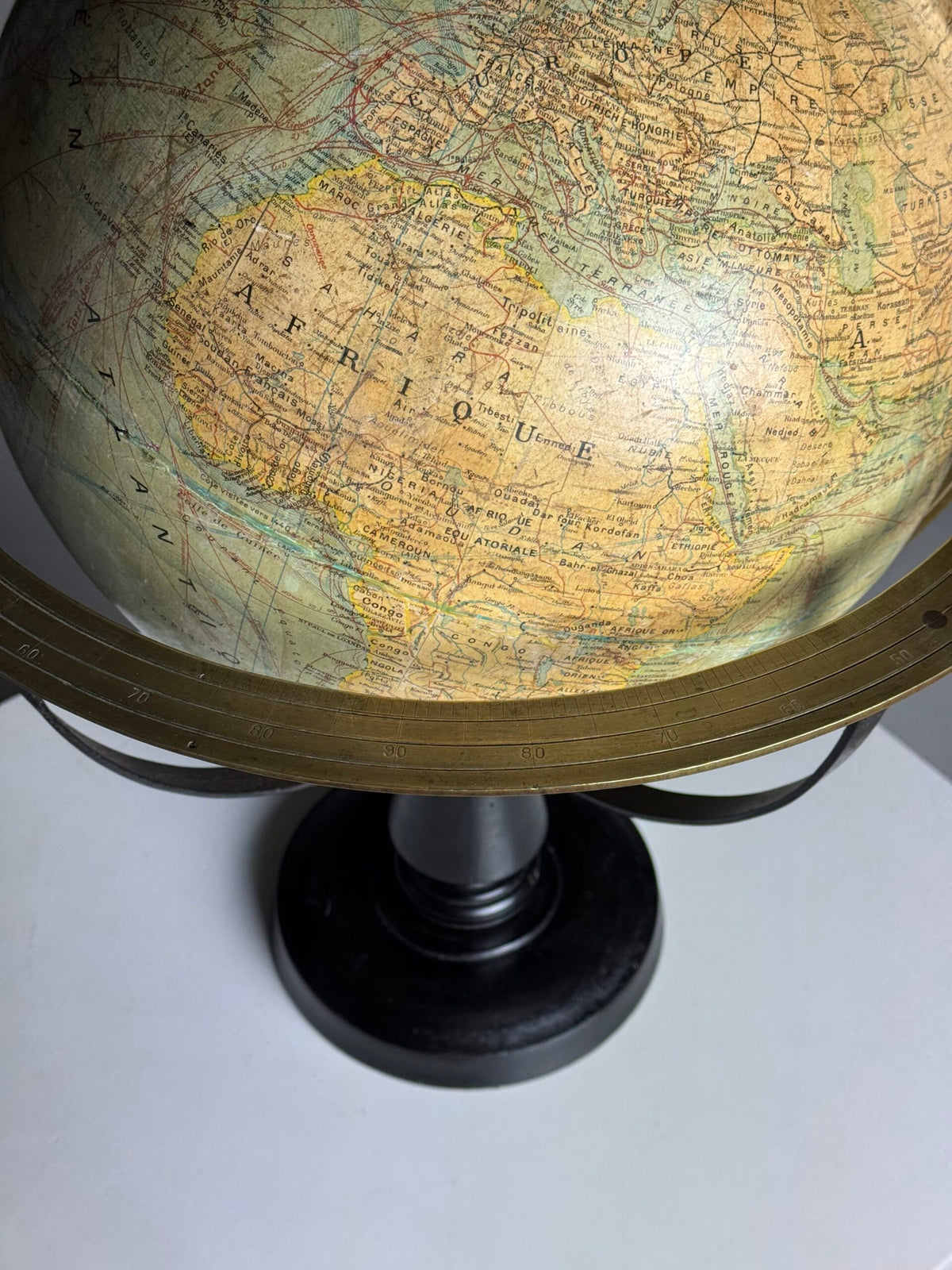 Globe by J. Forest, Paris, c. 1900 to 1910, on Original Stand, photo 21