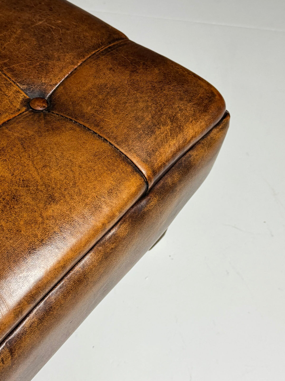 Tufted Sheepskin Pouf or Footstool, photo 8