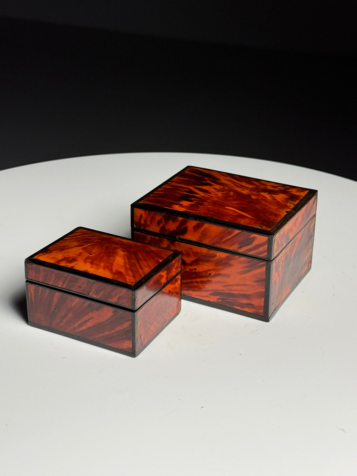Tortoiseshell and Ebony Jewellery Boxes, France, 1920 to 1930, photo 12
