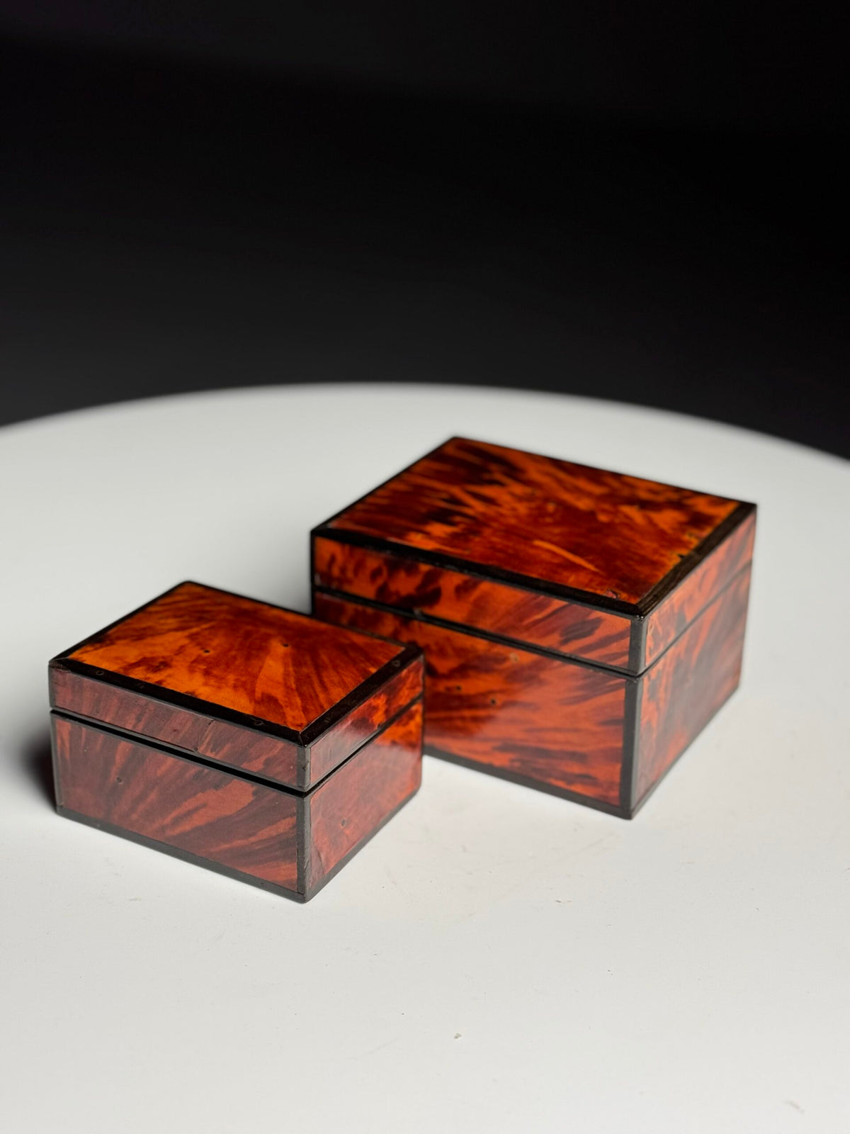 Tortoiseshell and Ebony Jewellery Boxes, France, 1920 to 1930, photo 11