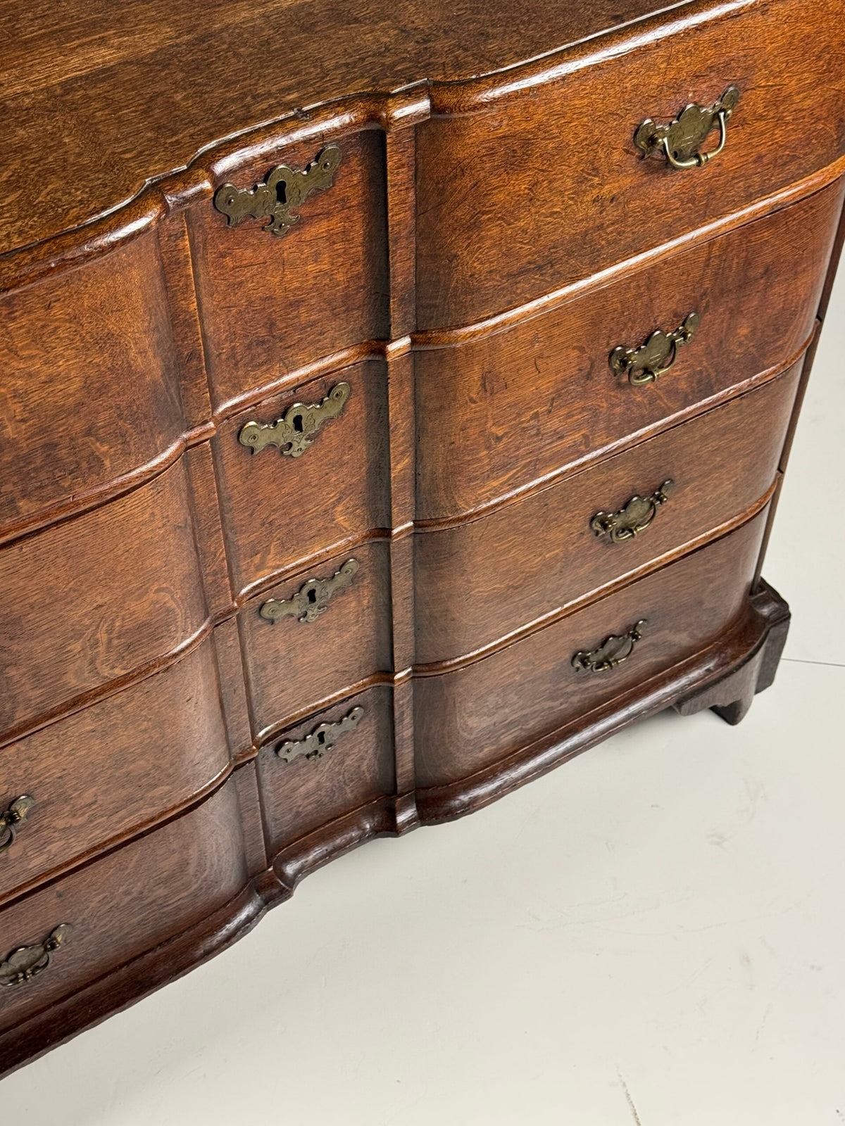 Dutch Oak Serpentine Chest of Drawers, c. 1760, photo 20