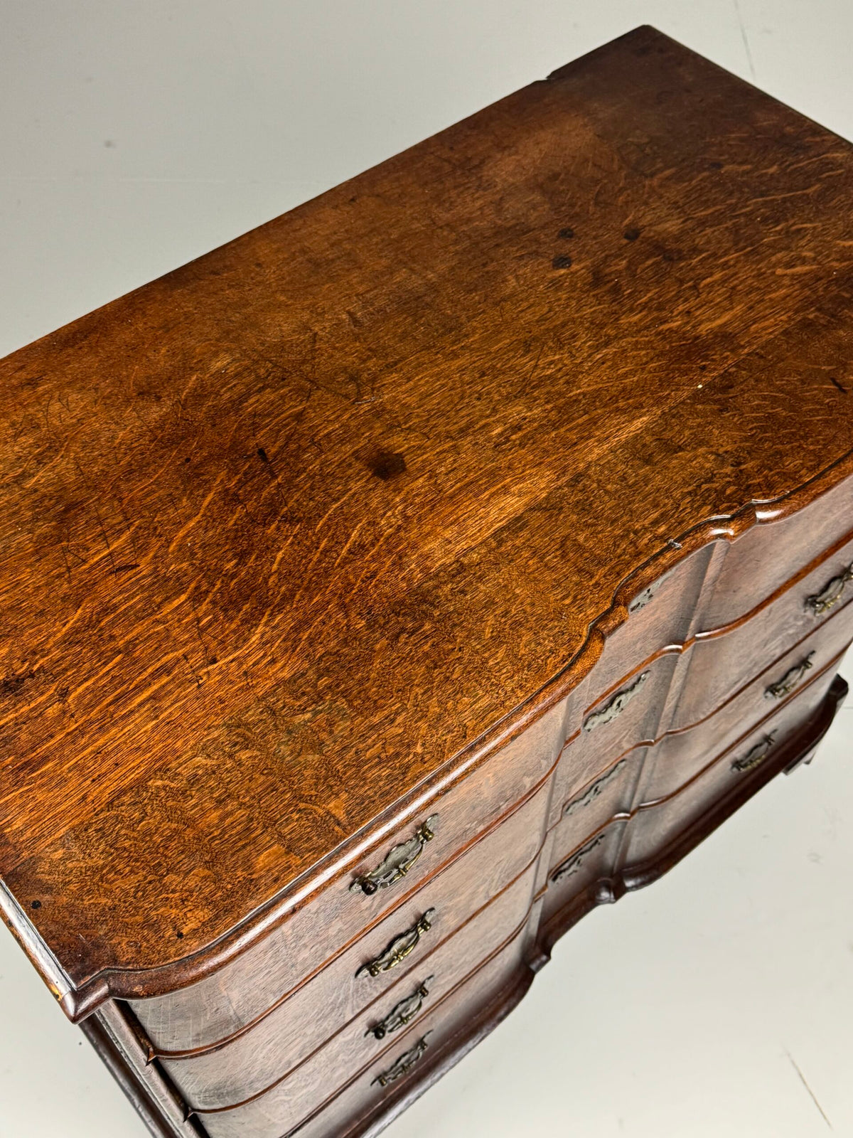 Dutch Oak Serpentine Chest of Drawers, c. 1760, photo 23