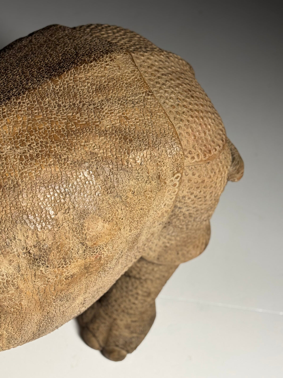 Hand Carved Asian Rhinoceros and Calf, South East Asia, c. 1960, photo 26