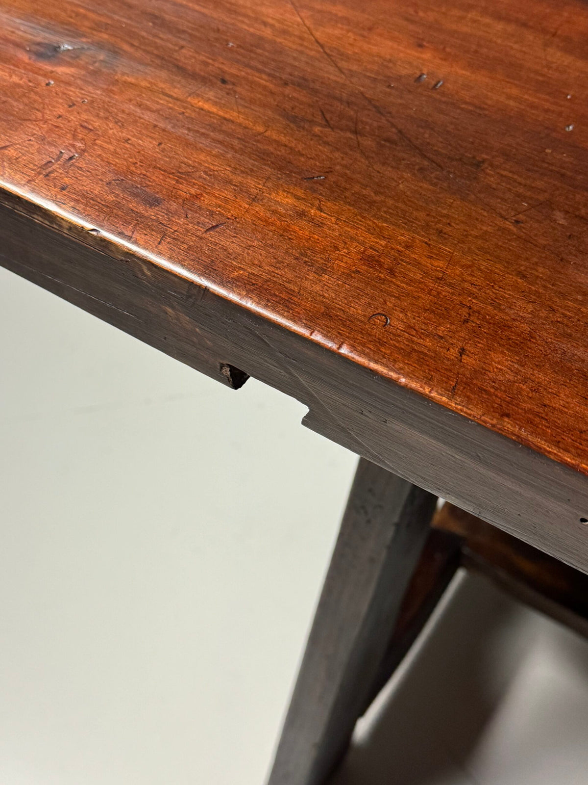 Italian Walnut Refectory Dining Table, Early 20th Century, photo 22