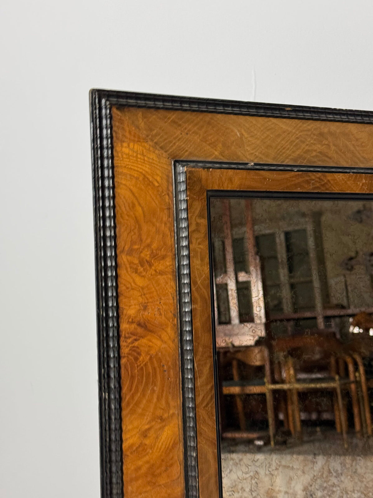 French Ripple Frame Mirror, Mid 20th Century, photo 3