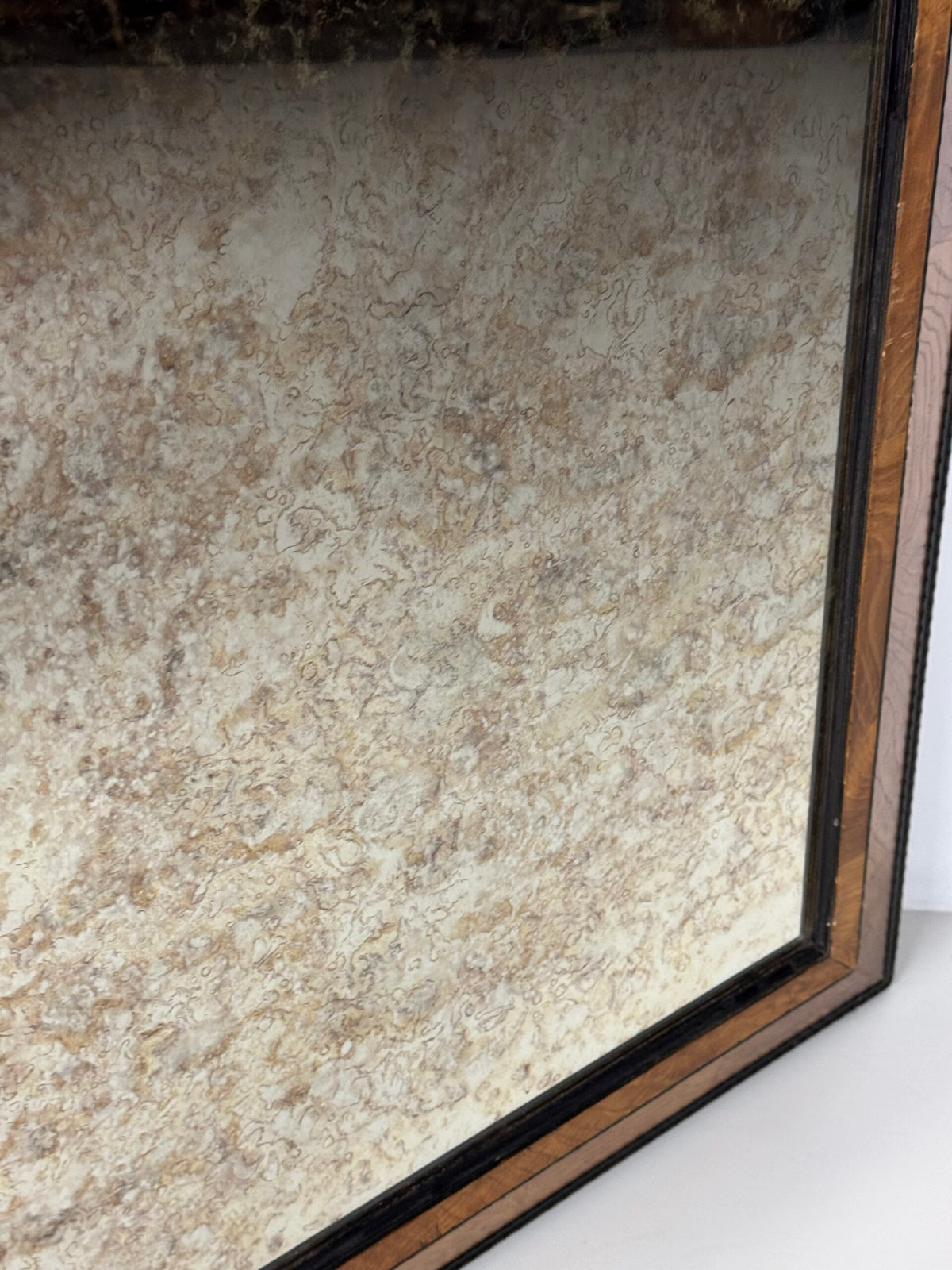 French Ripple Frame Mirror, Mid 20th Century, photo 8