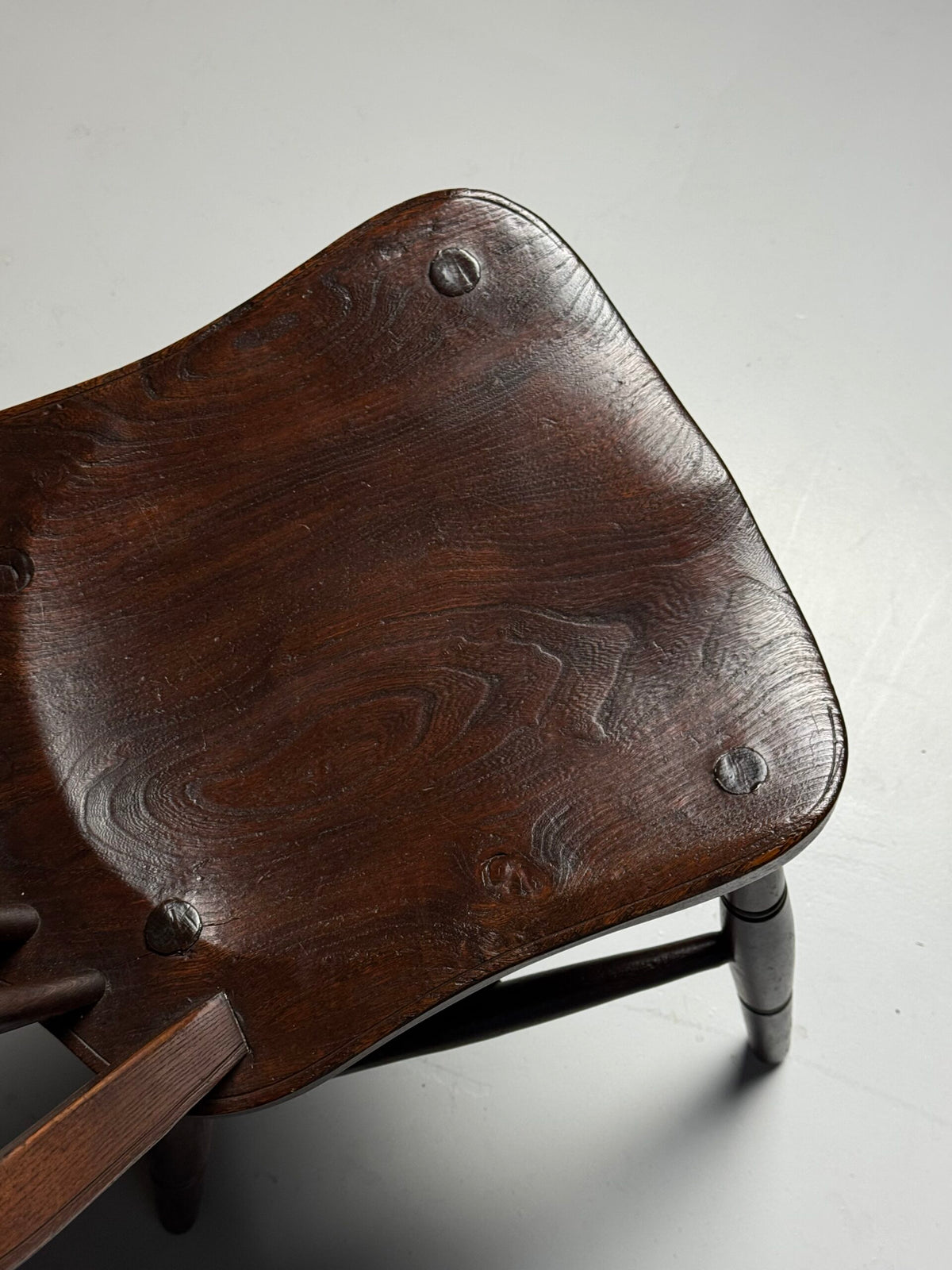 Set of Four English Windsor Spindle Back Chairs, Early 20th Century, photo 20