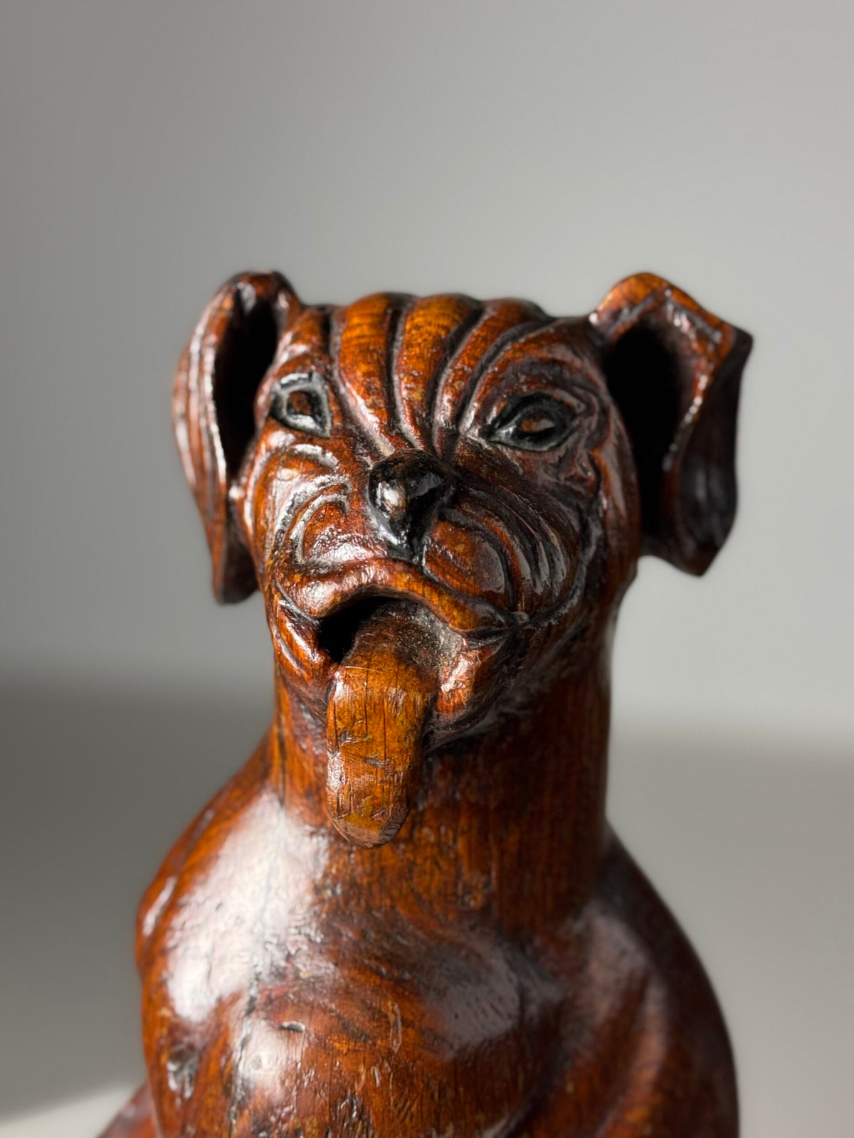 Carved Wooden Dog of Saint Roch, Venice, 18th Century, photo 2