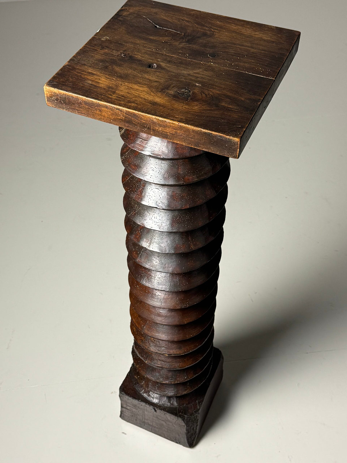 French Press Column Pedestal, c. 1900, photo 3