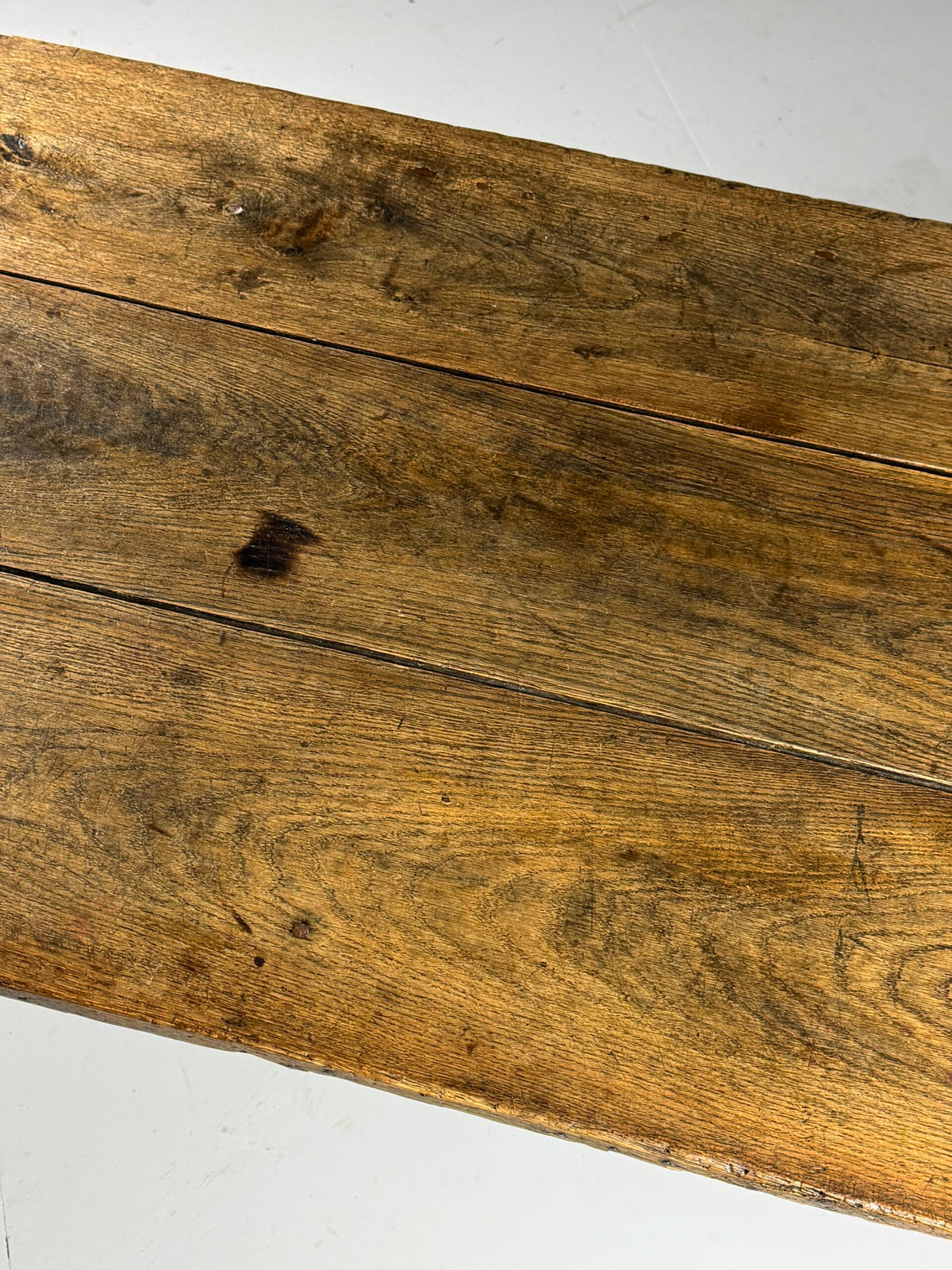 French Antique Farmhouse Dining Table with Extension Leaves, photo 16