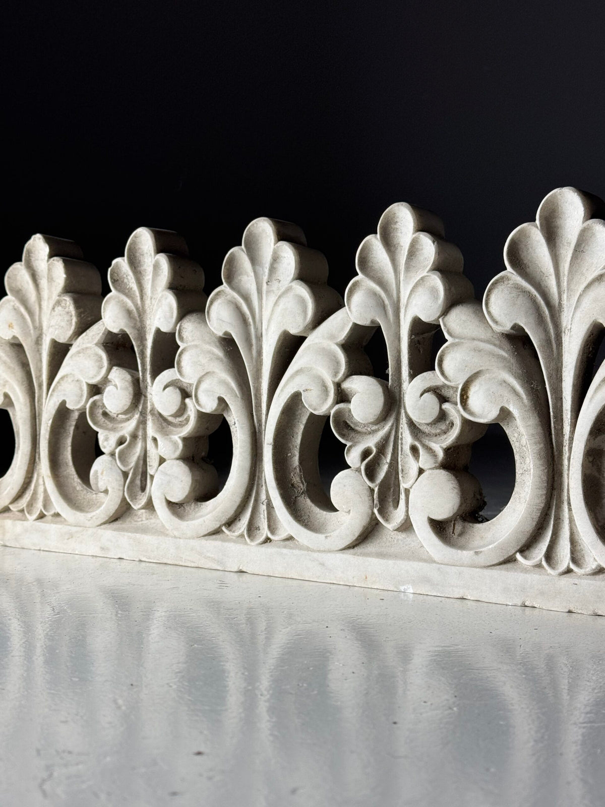 Marble Ornament Fragment, Early 20th Century, photo 1