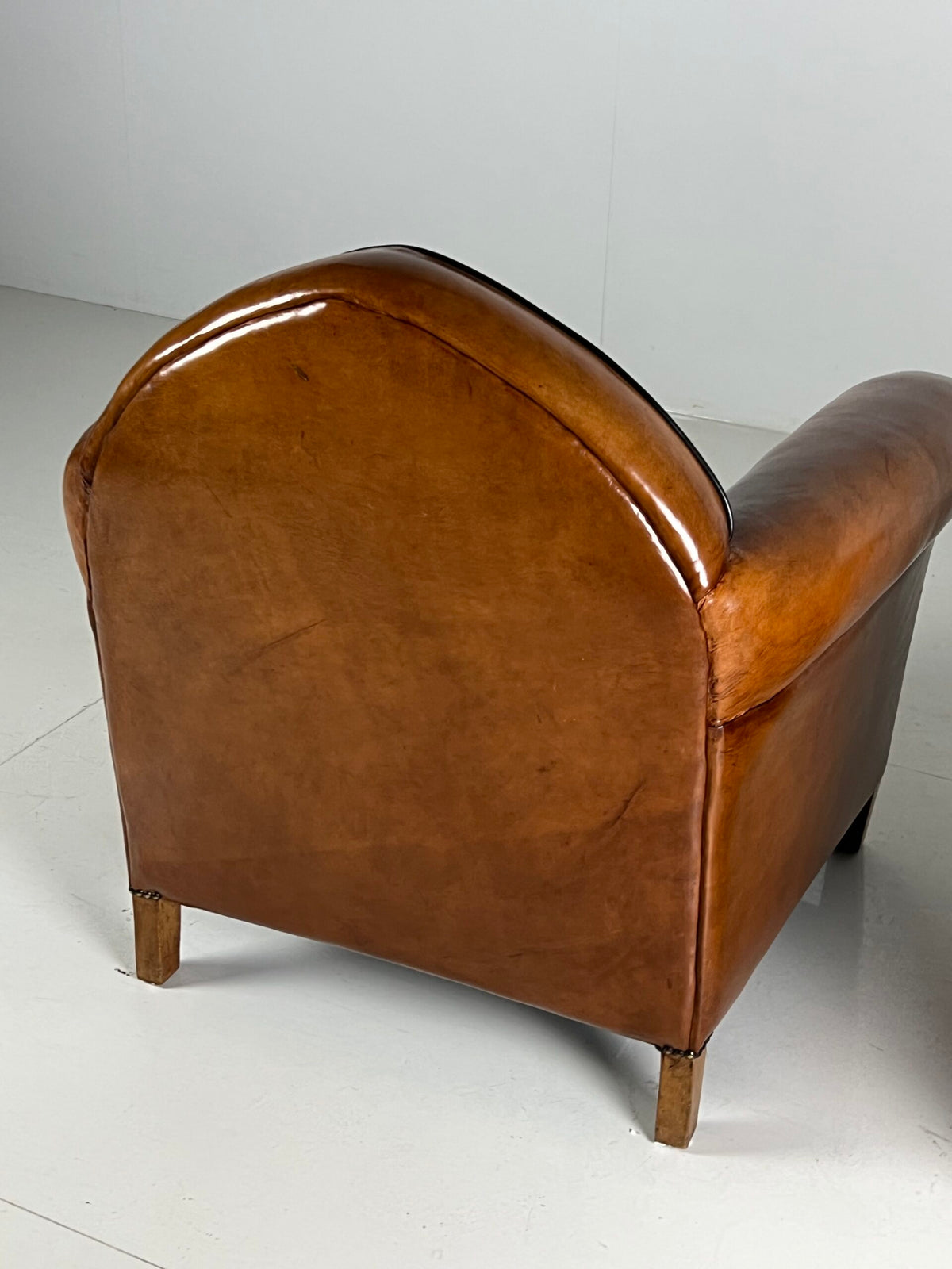 Pair of 1920s Art Deco Sheepskin Club Chairs, photo 20
