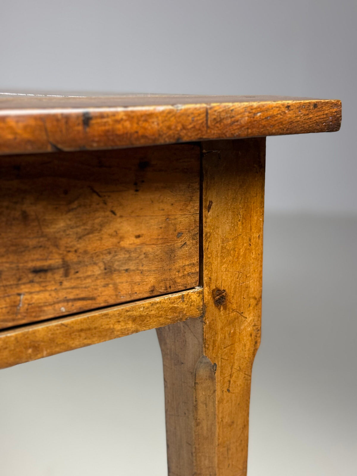 French Farmhouse Dining Table with Extension, 19th Century, photo 22