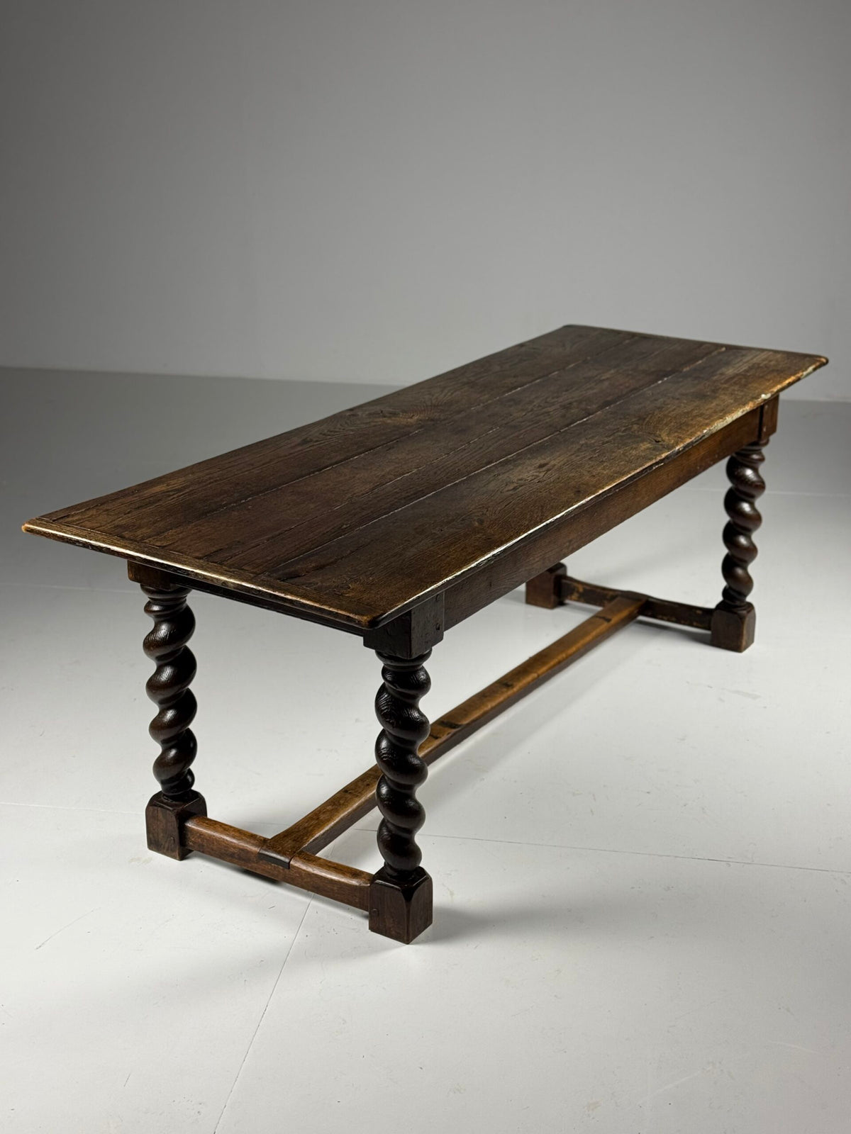 English Oak Dining Table with Turned Legs, c. 1800, photo 7