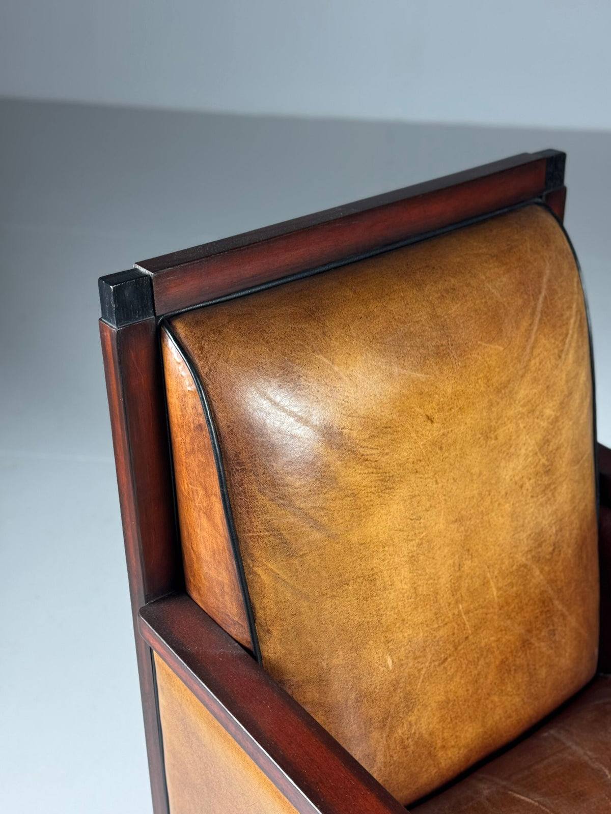 Dutch Art Deco Style Sheepskin Club Chair by Lounge Atelier, photo 14