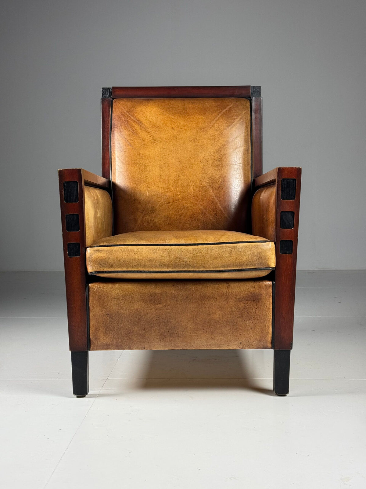 Dutch Art Deco Style Sheepskin Club Chair by Lounge Atelier, photo 5