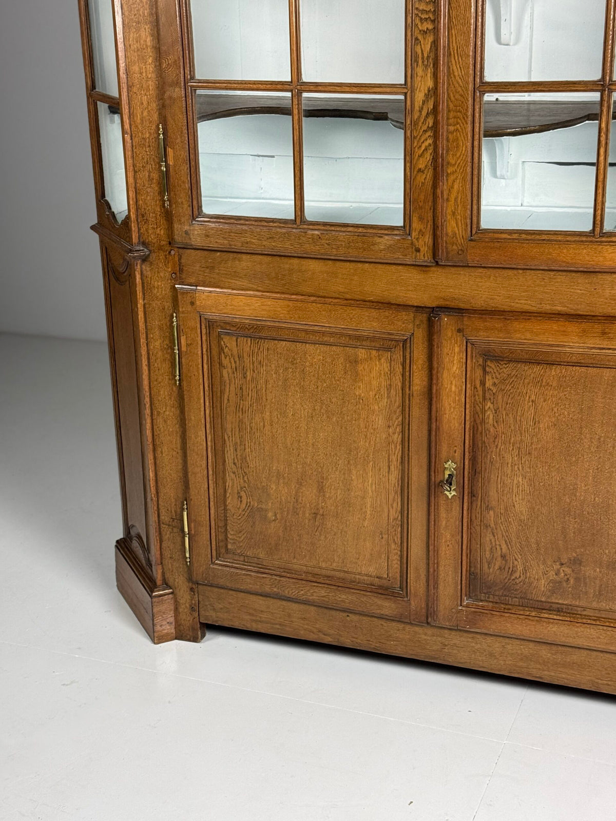 Very Large Belgian Oak Bookcase or Buffet Cabinet, c. 1800, photo 38