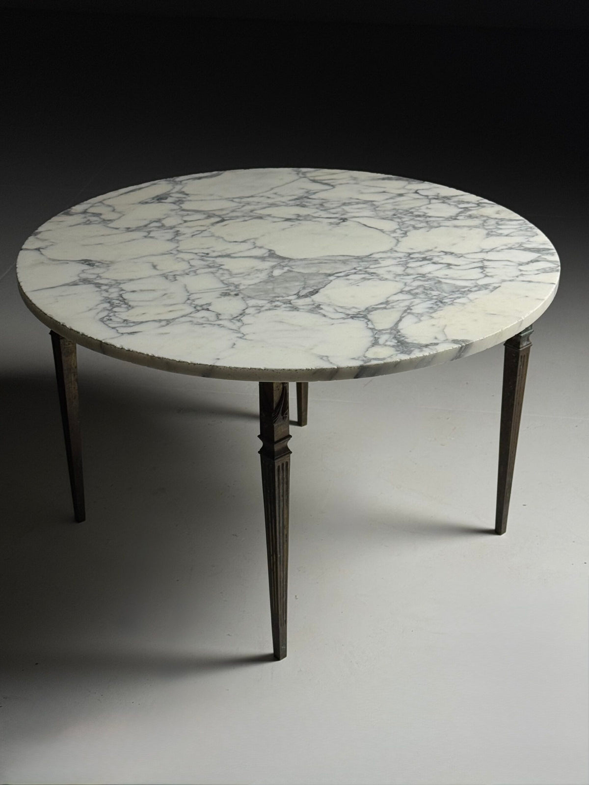 Vintage Italian White Marble Top Coffee Table, Belgium, photo 21