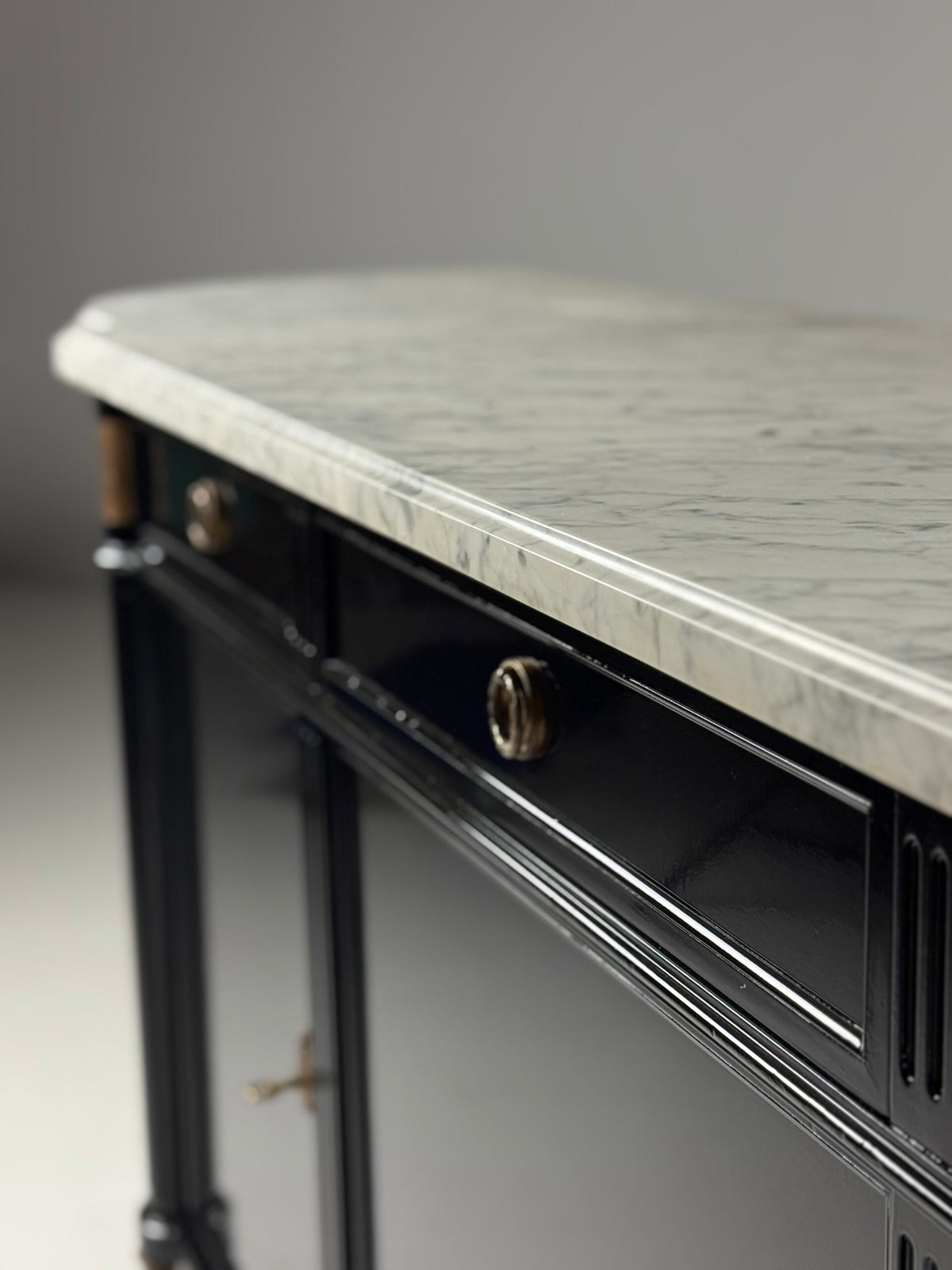 Black Louis XVI Style Sideboard, France, c. 1950, photo 19