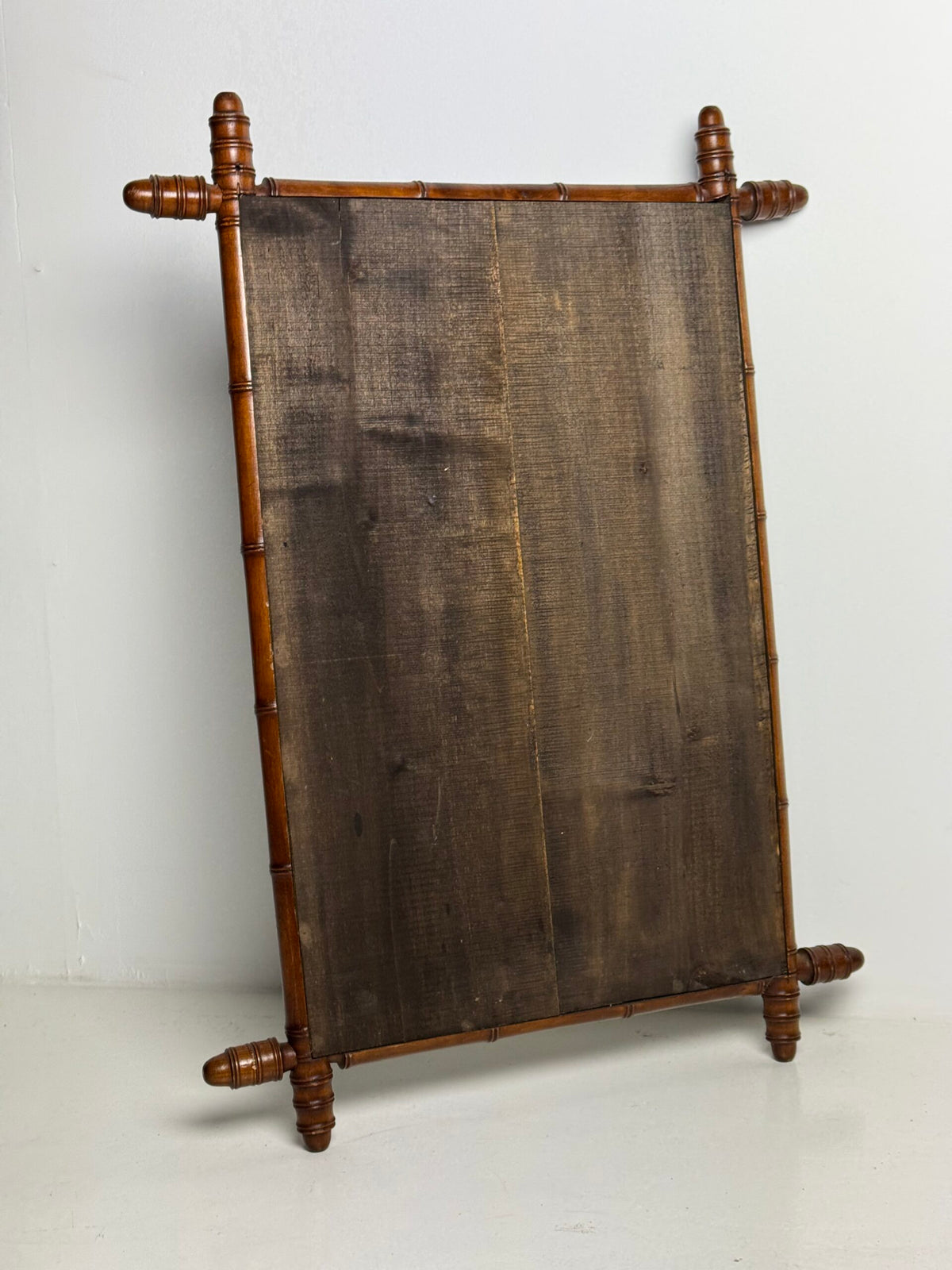 French Faux Bamboo Mirror, 1910, photo 2