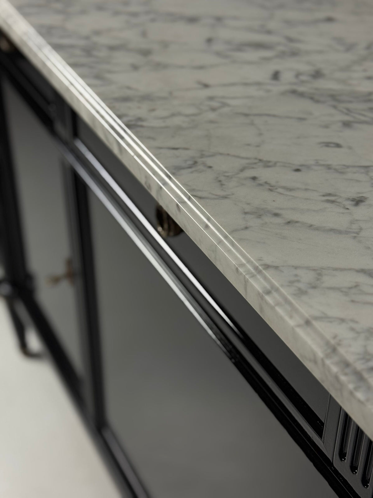 Black Louis XVI Style Sideboard, France, c. 1950, photo 15