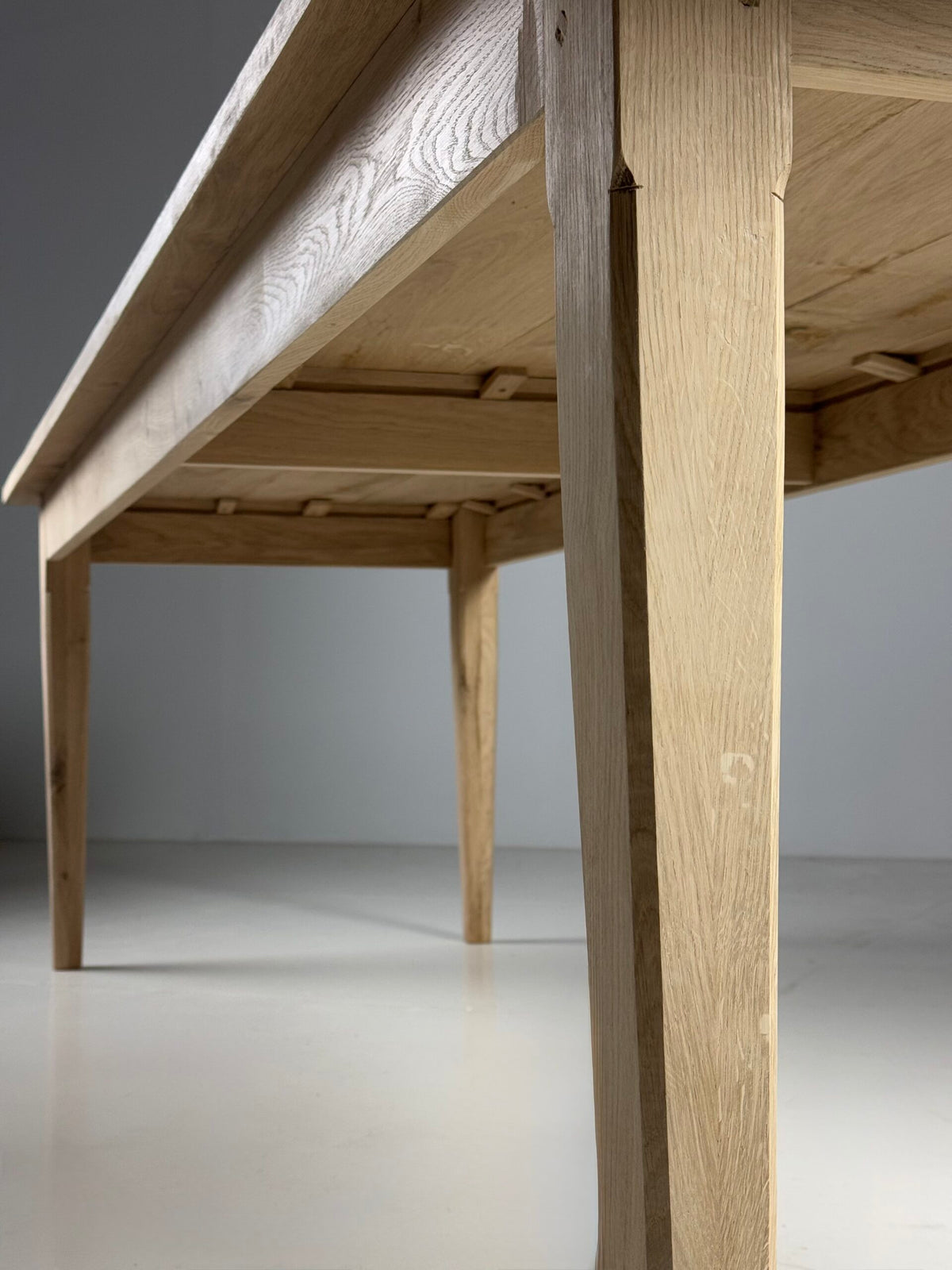 Handmade French Style Solid Oak Dining Table, 200 cm, photo 9