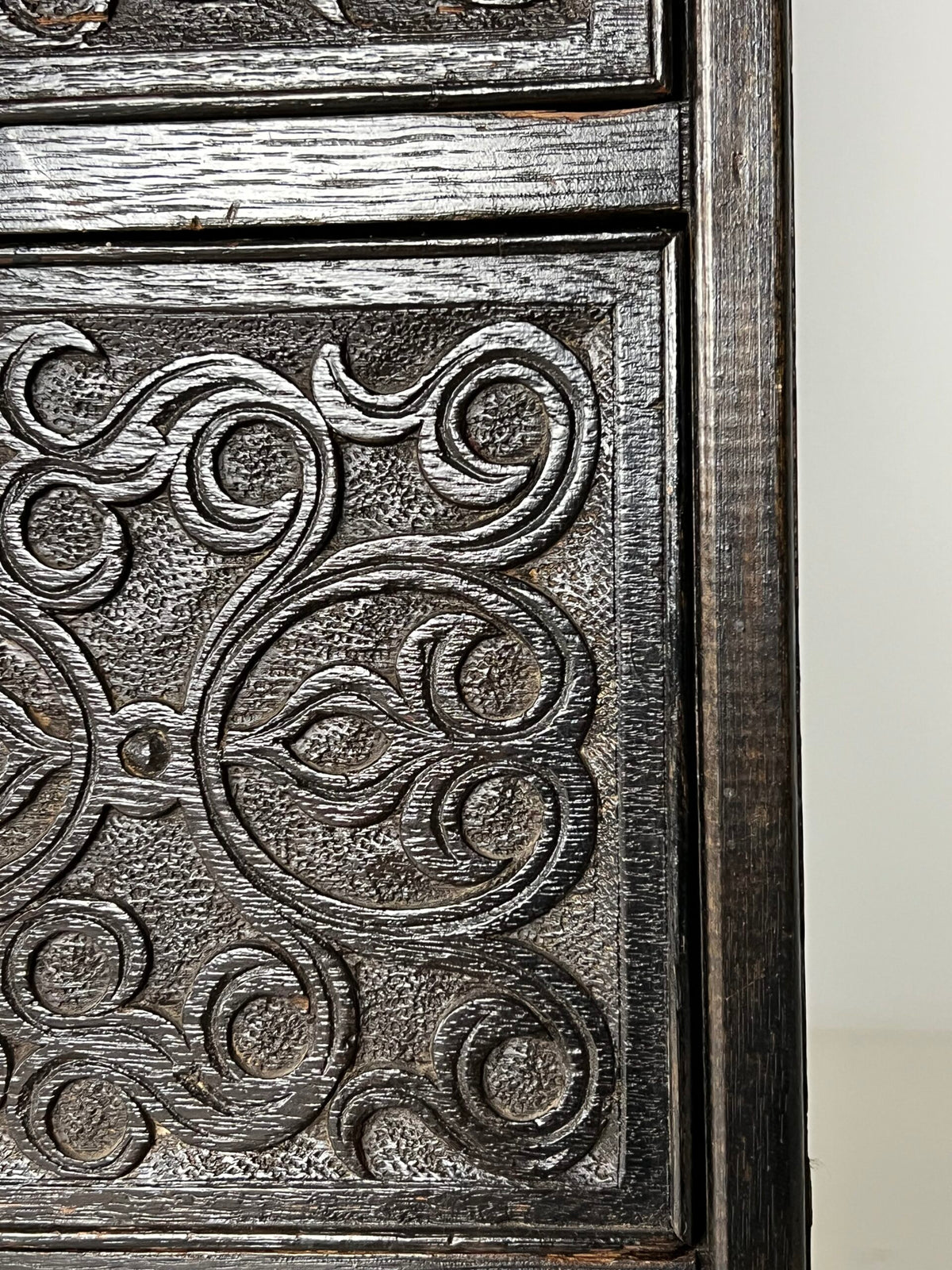 Victorian Oak Cabinet with Hand Carved Panels, c. 1860, photo 15