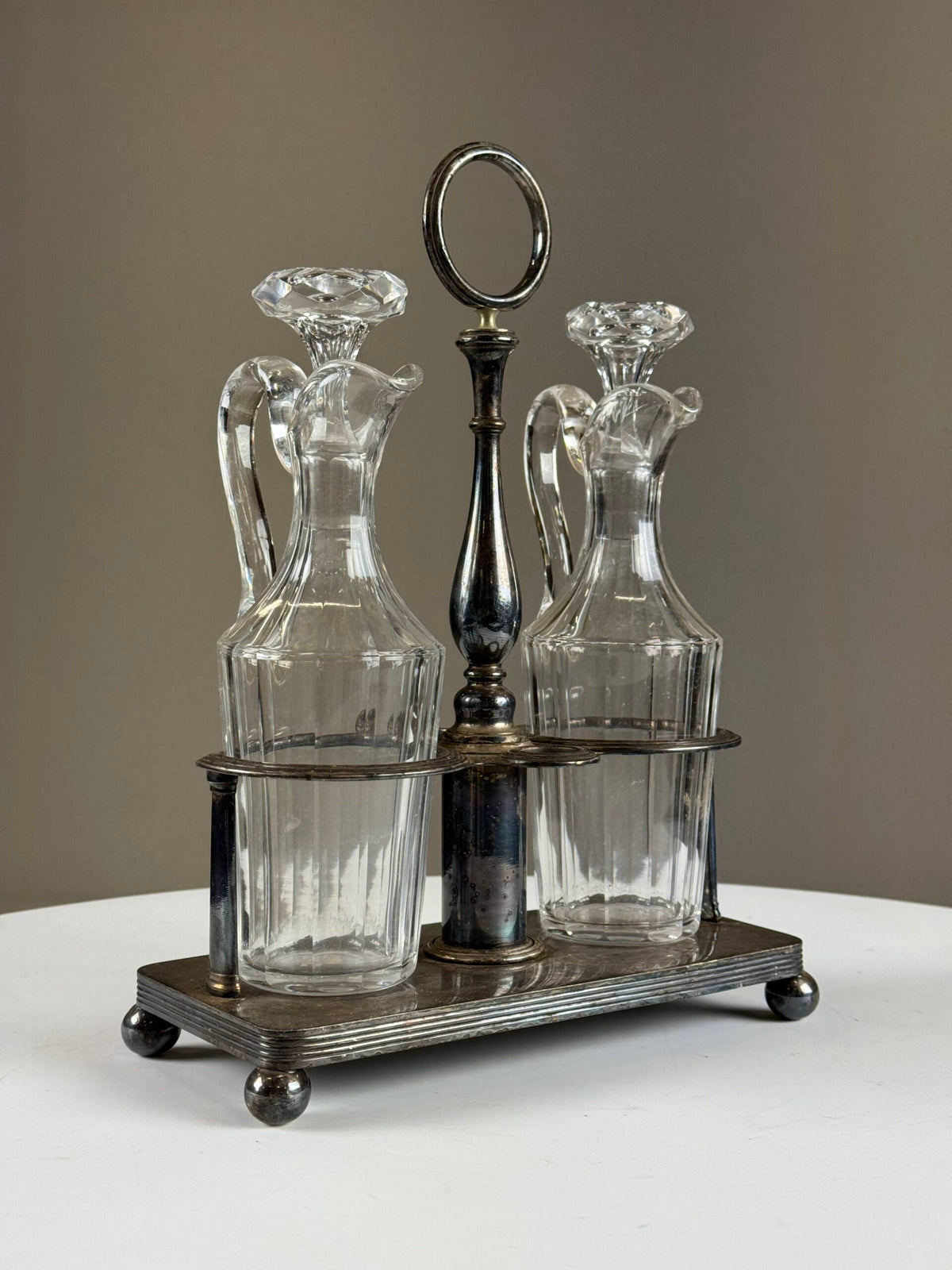 Silver Plated Oil and Vinegar Set, photo 2