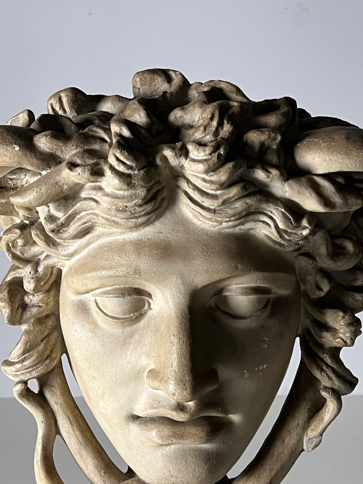 Vintage Plaster Sculpture of Medusa, Late 20th Century, photo 11