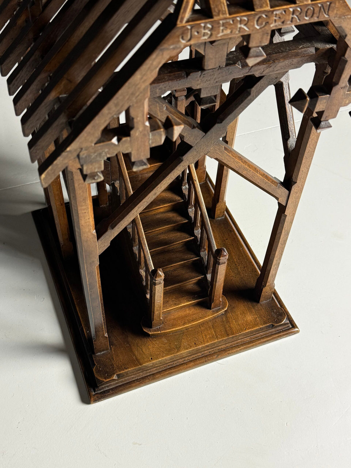 French Chef d'Oeuvre Scale Model, Signed J. Bergeron 1913, photo 26