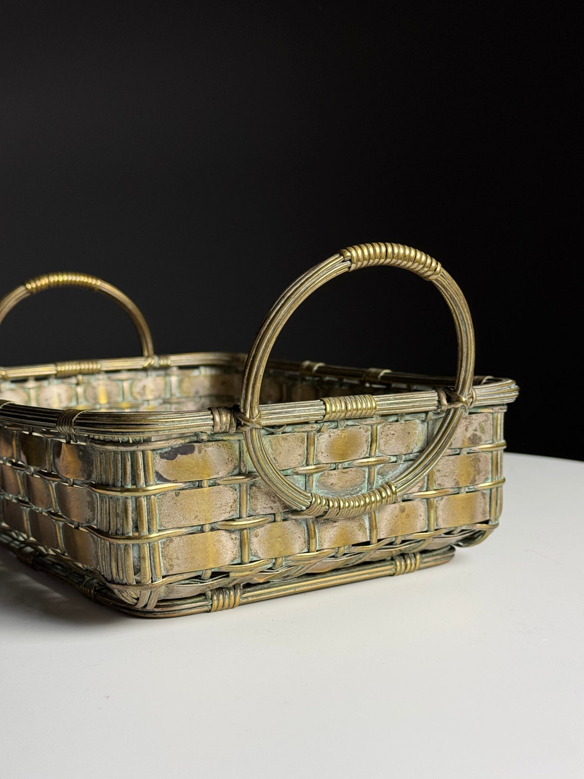 French Metal Basket, Early to Mid 20th Century, photo 4
