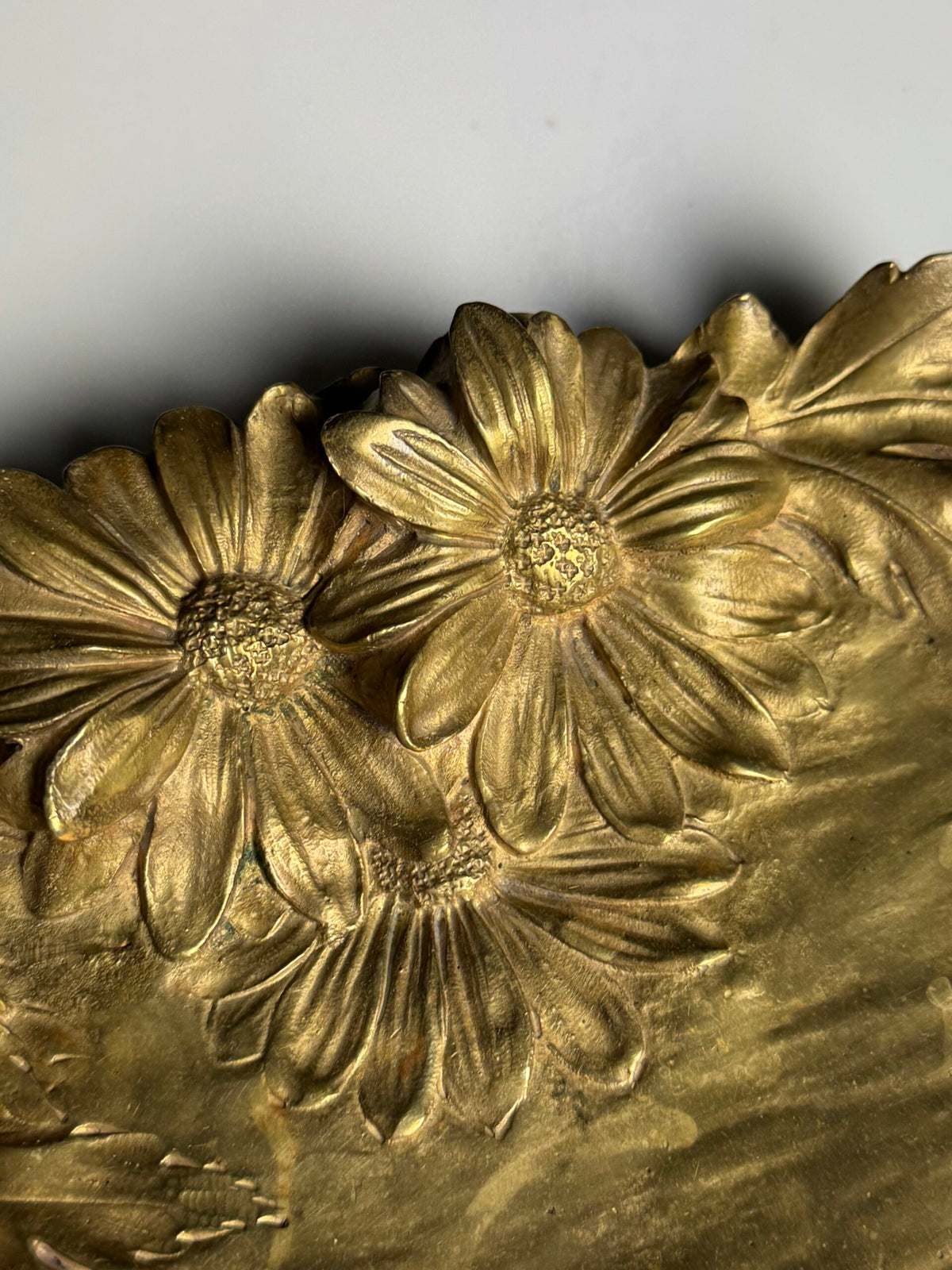 Ornate Bronze Dish Signed A. Marionnet, France, photo 5