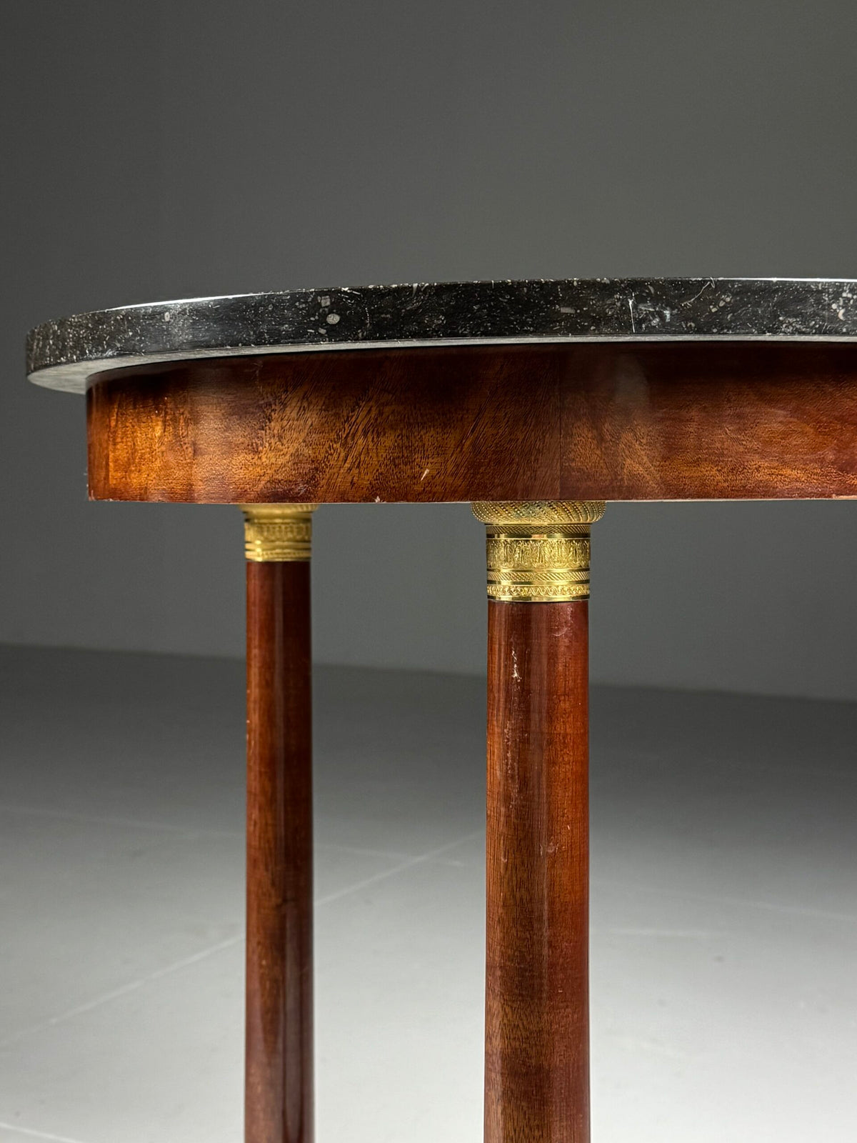 Empire Style Gueridon with Hard Stone Top, France c. 1900, photo 9