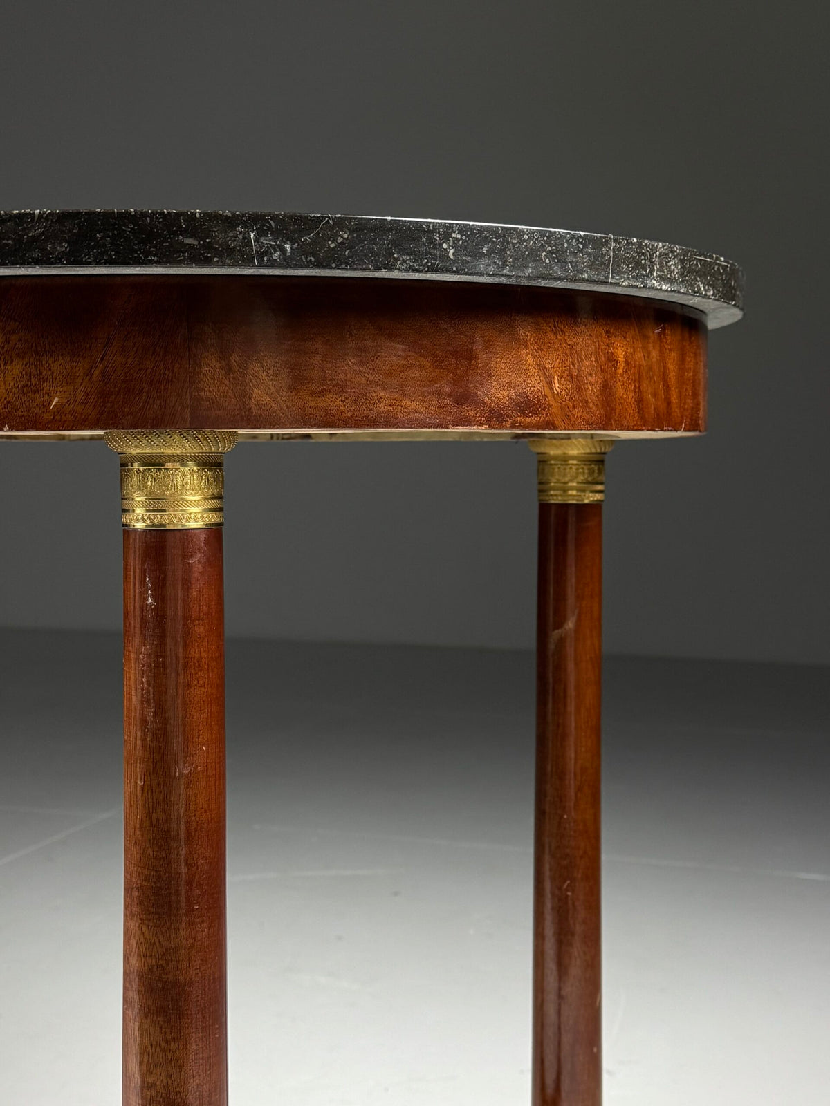 Empire Style Gueridon with Hard Stone Top, France c. 1900, photo 10