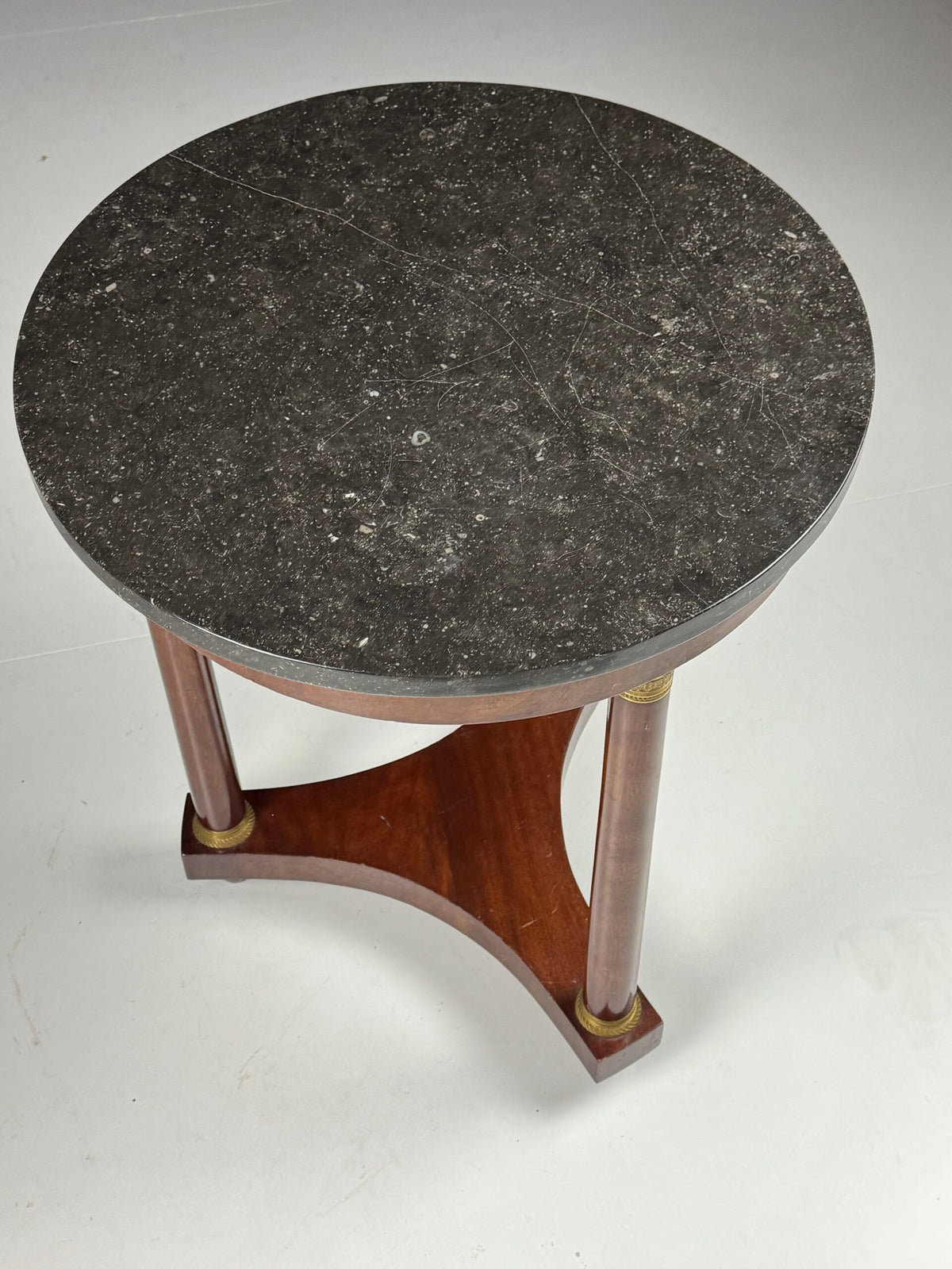 Empire Style Gueridon with Hard Stone Top, France c. 1900, photo 13