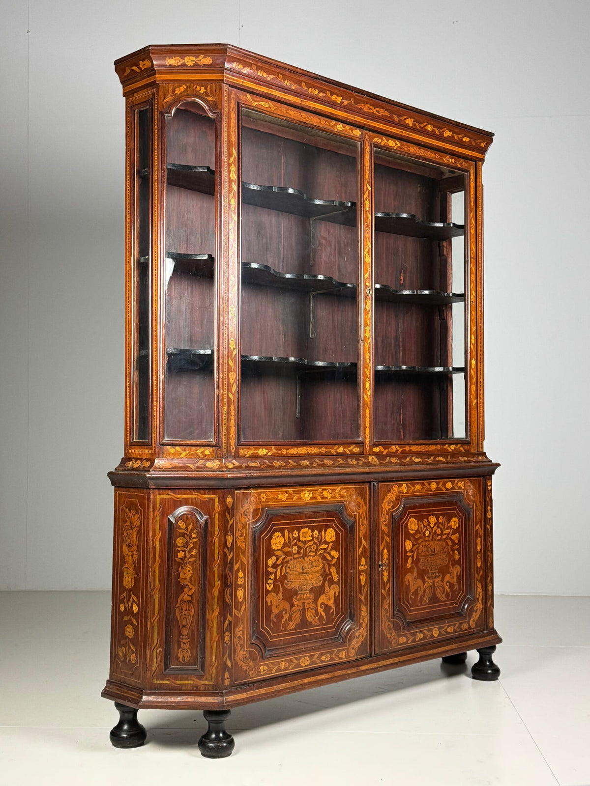 Dutch Marquetry Cabinet, 1760 to 1780, photo 1